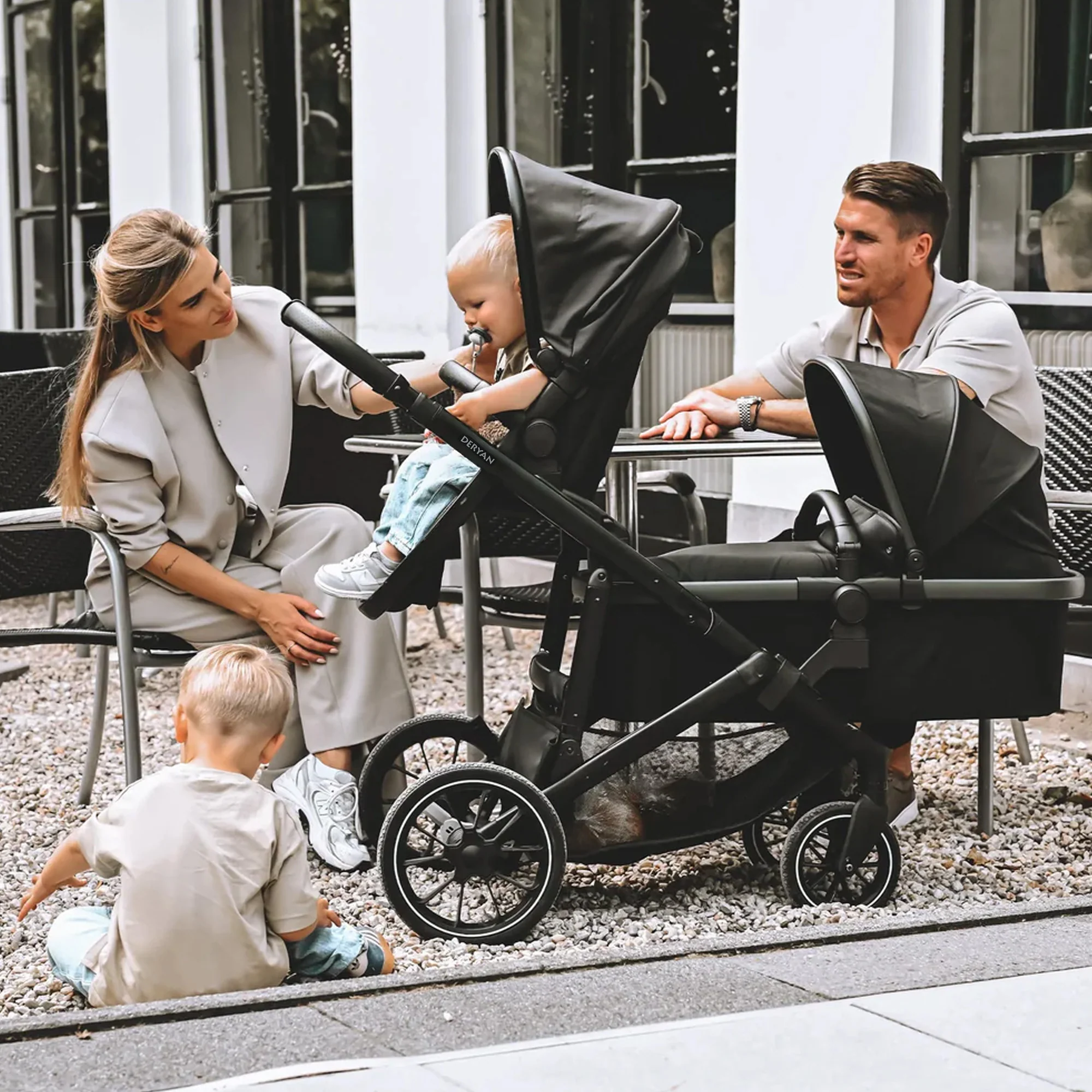 Evy² Duo Stroller, Black, 2-in-1 - Image 5