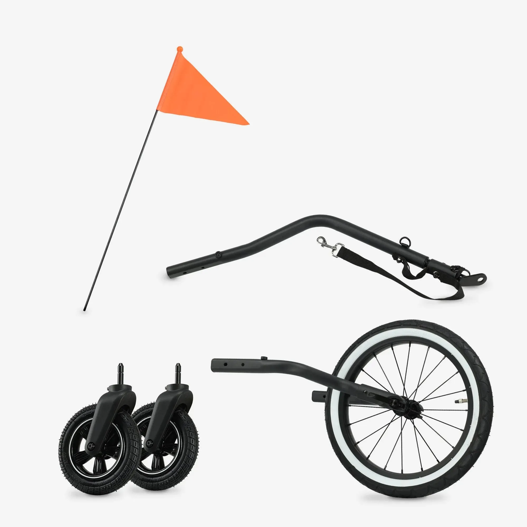 Luxury Bike Trailer V2 - Stroller - Jogging Stroller Black - Image 12