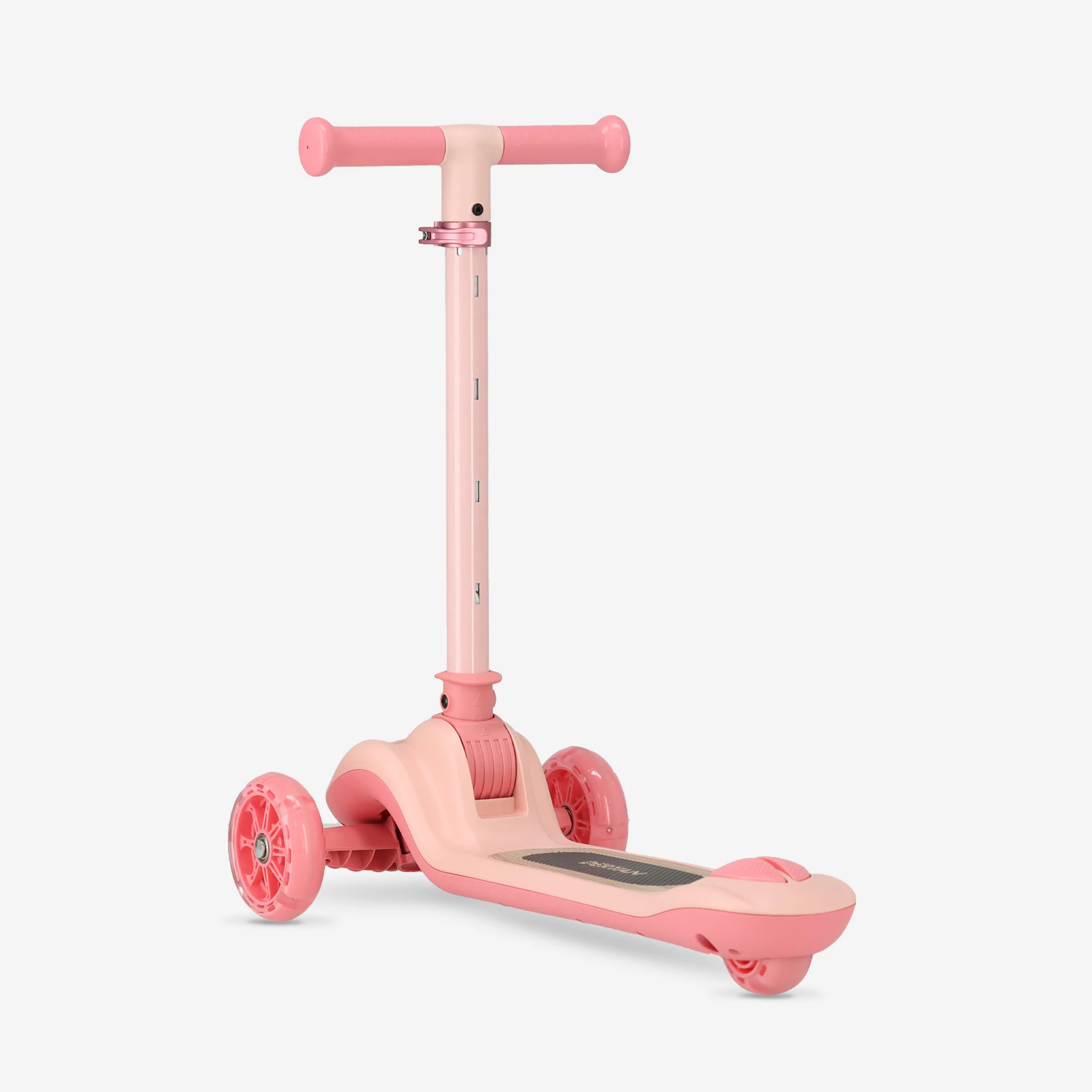 Harvey Kids Scooter 3 wheels - age group 3+ - max 110.3 lb - LED lights in the wheels - height adjustable 25.6"-27.6"-29.5"-31.5" - Pink - Image 7