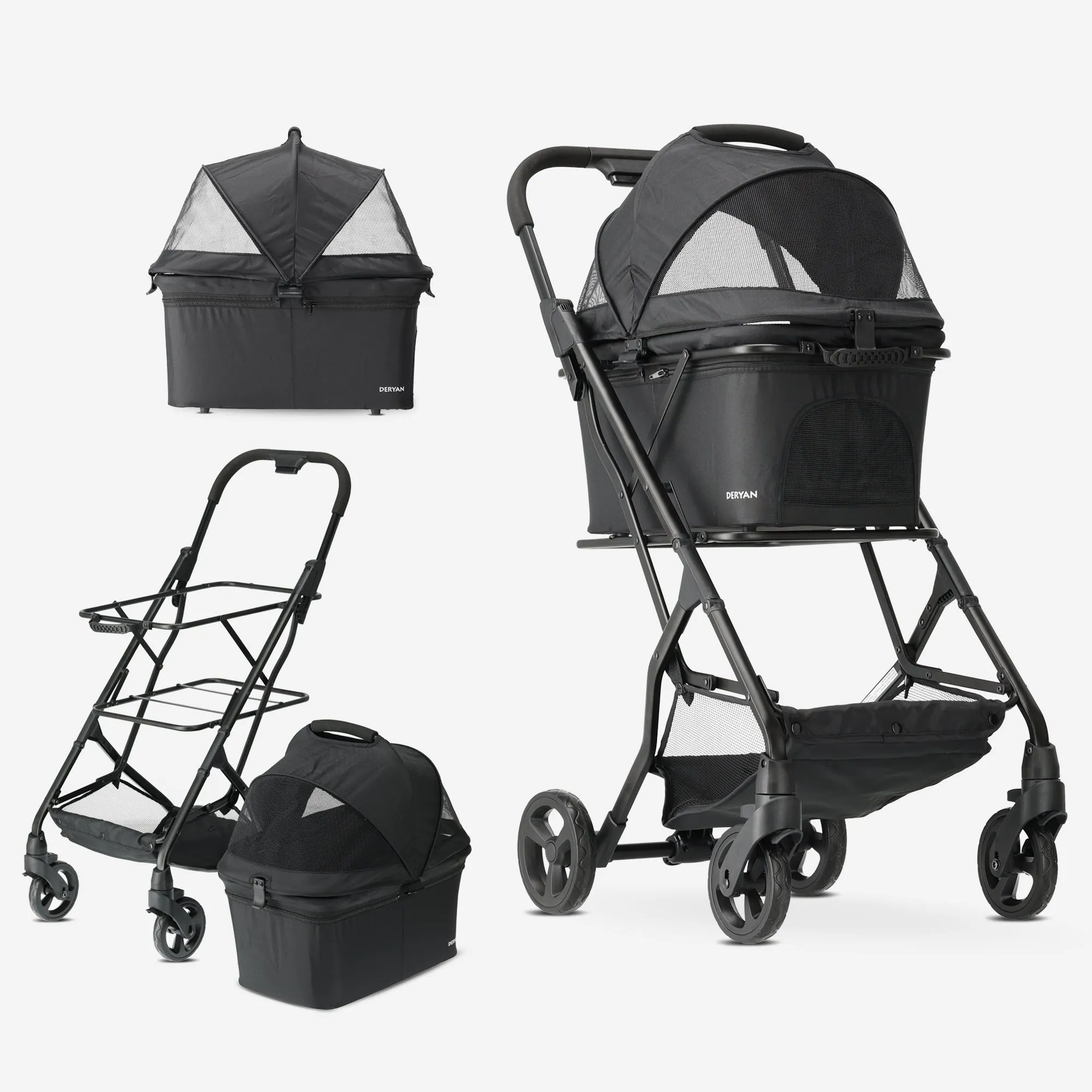 Luxury Foldable Dog Buggy