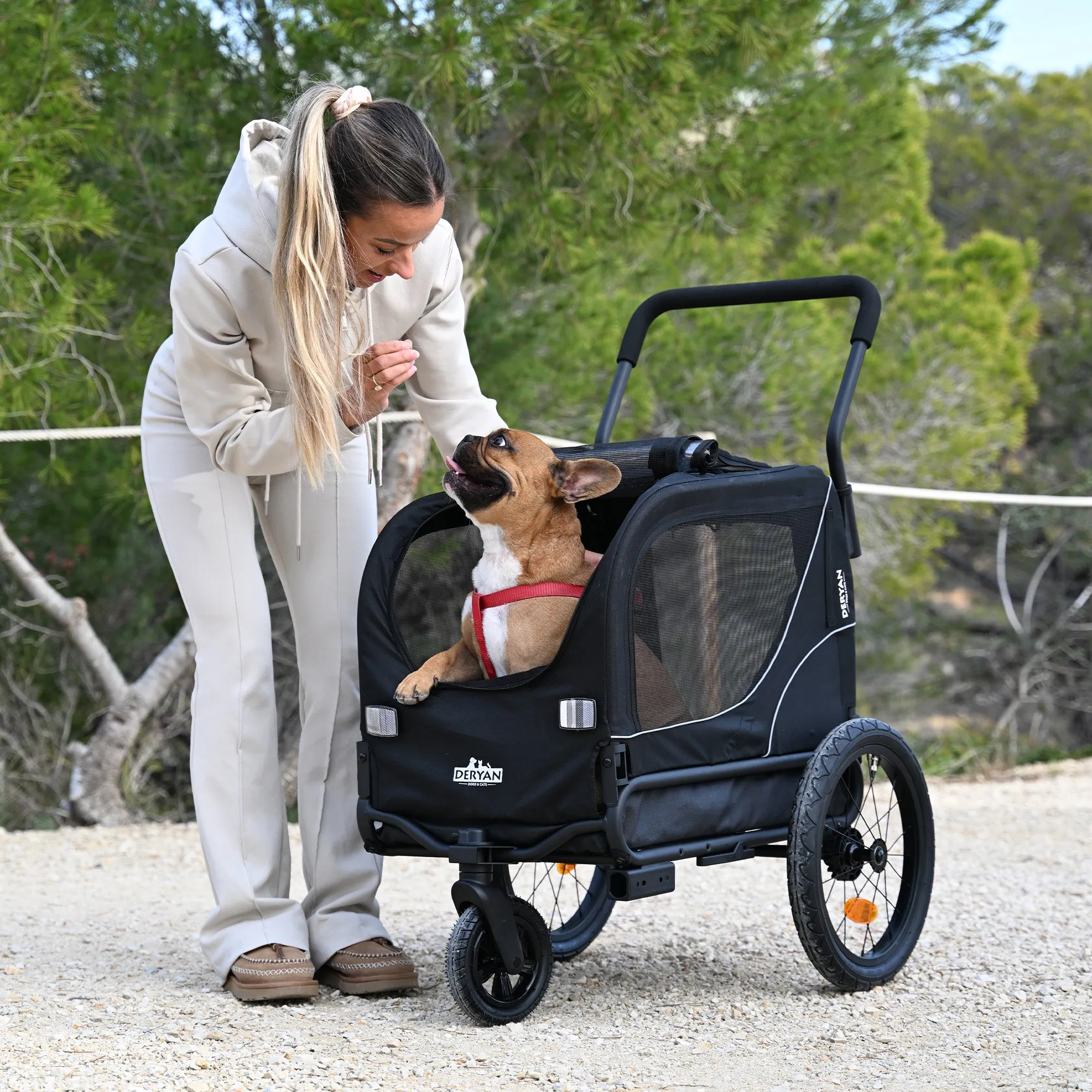 Dog Bike Trailer 2-in-1 – Foldable – Up to 20kg – Suitable for E-bikes - Image 5