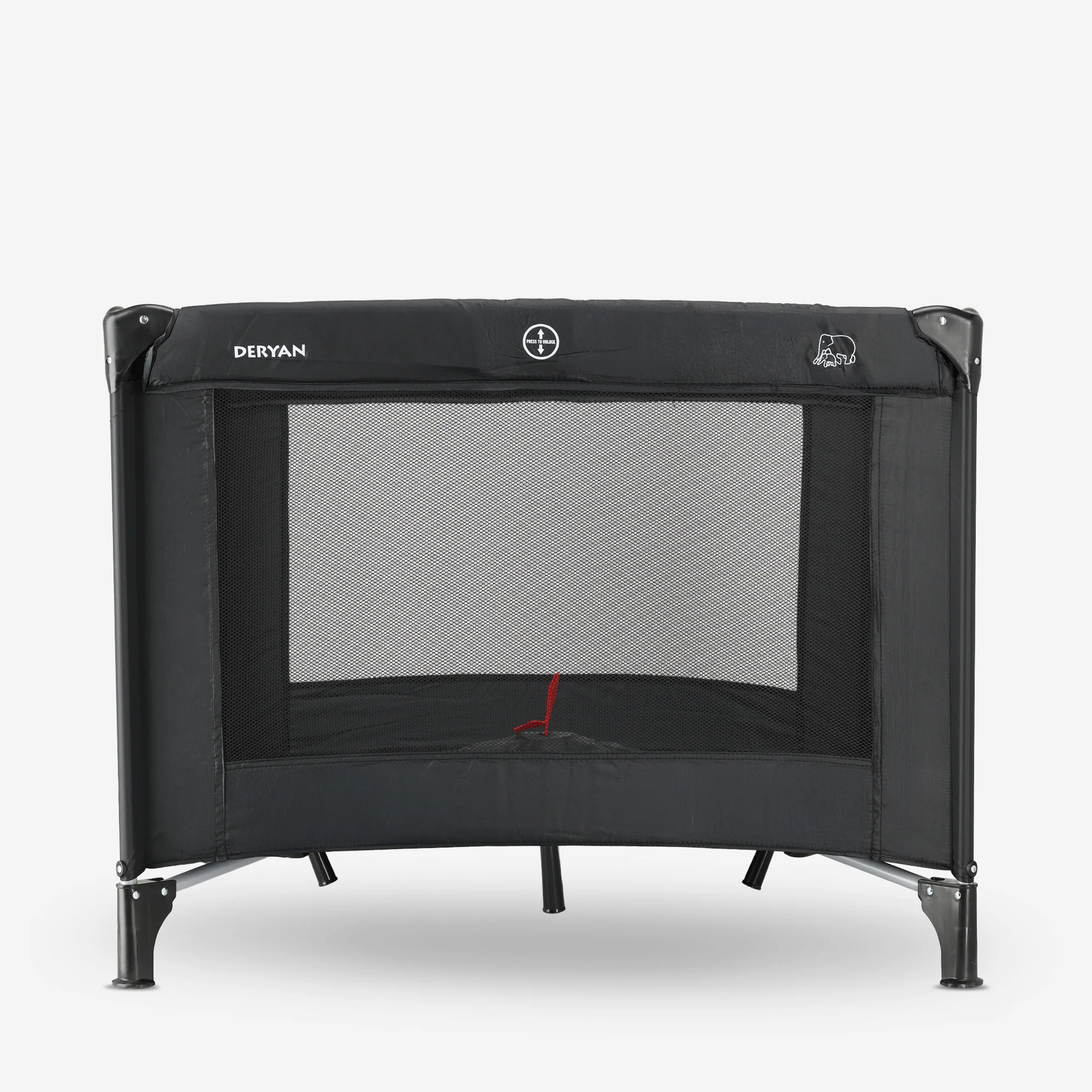 Foldable Playpen 100x100 cm - Black - Image 6