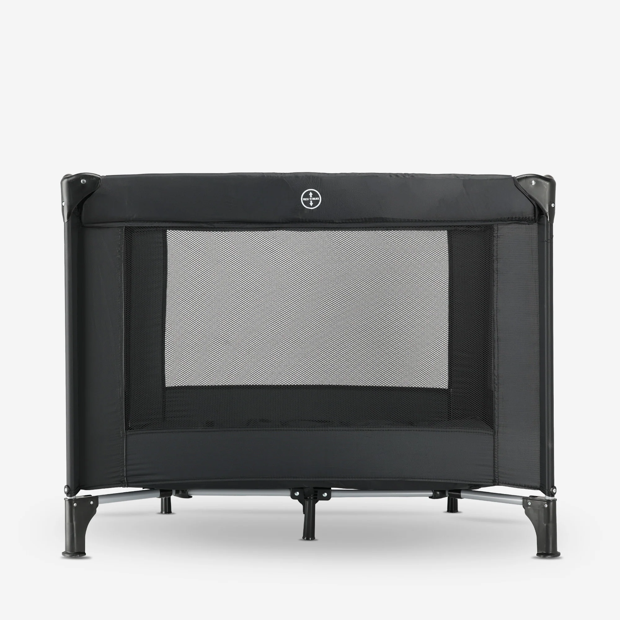 Foldable Playpen 100x100 cm - Black - Image 7