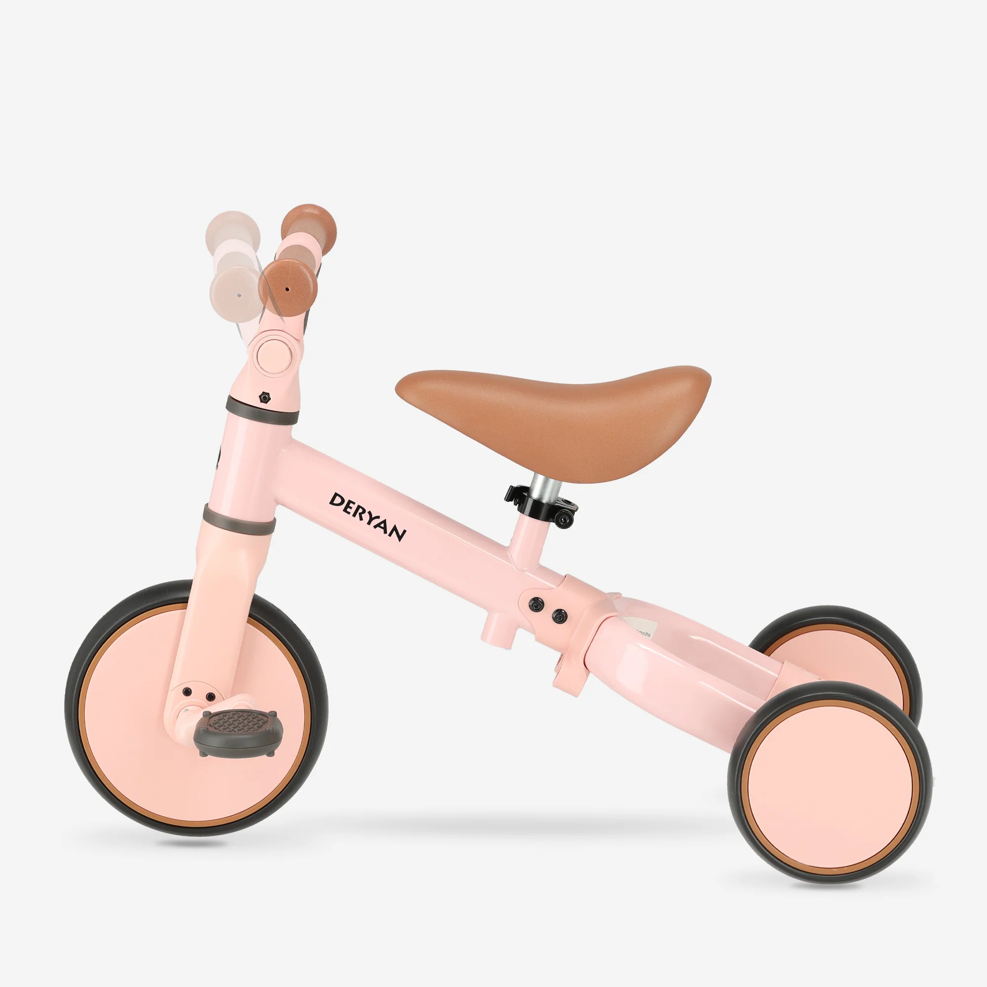 Jaime 4 in 1 Tricycle - Pink - Image 4