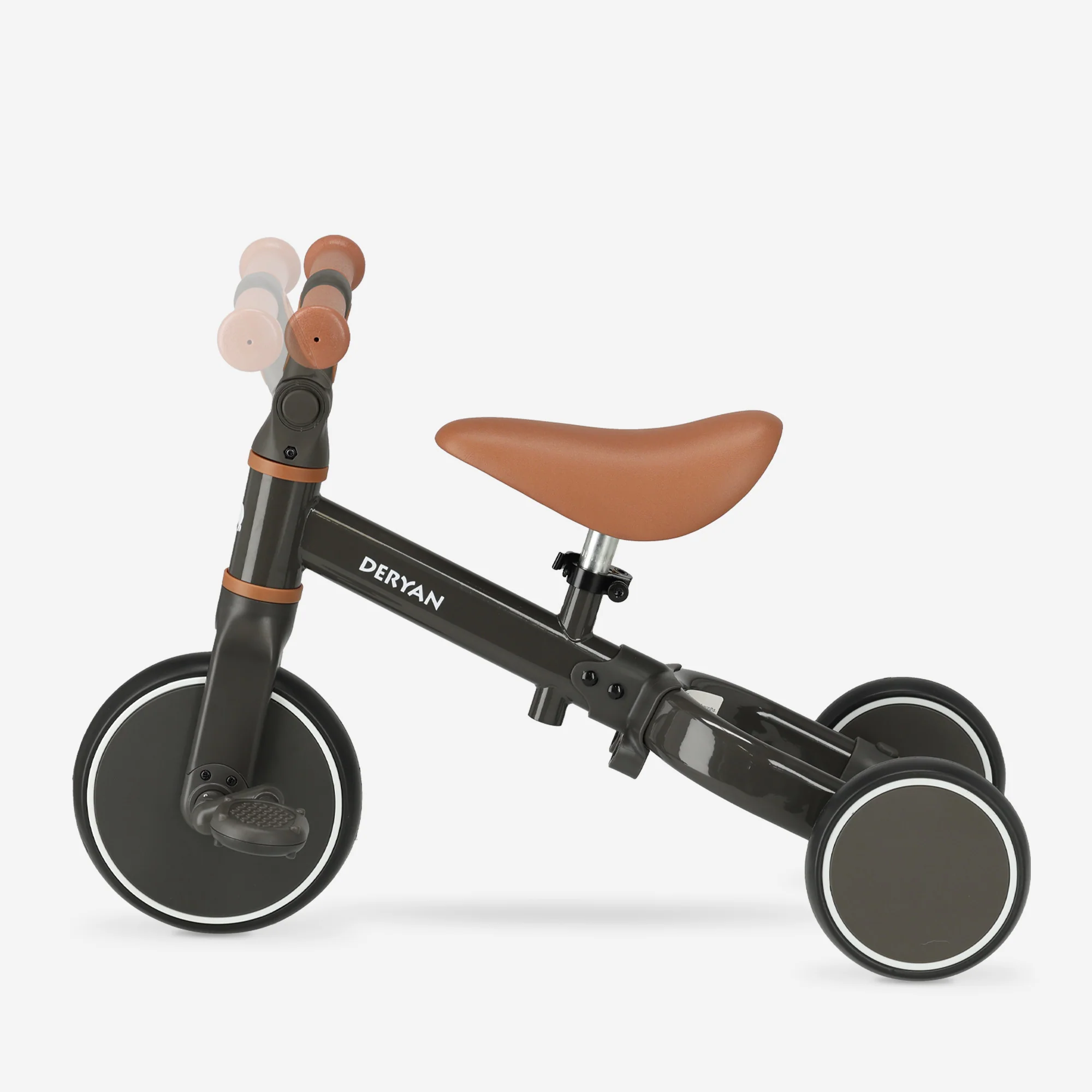 Jaime 4 in 1 Tricycle - Black - Image 4