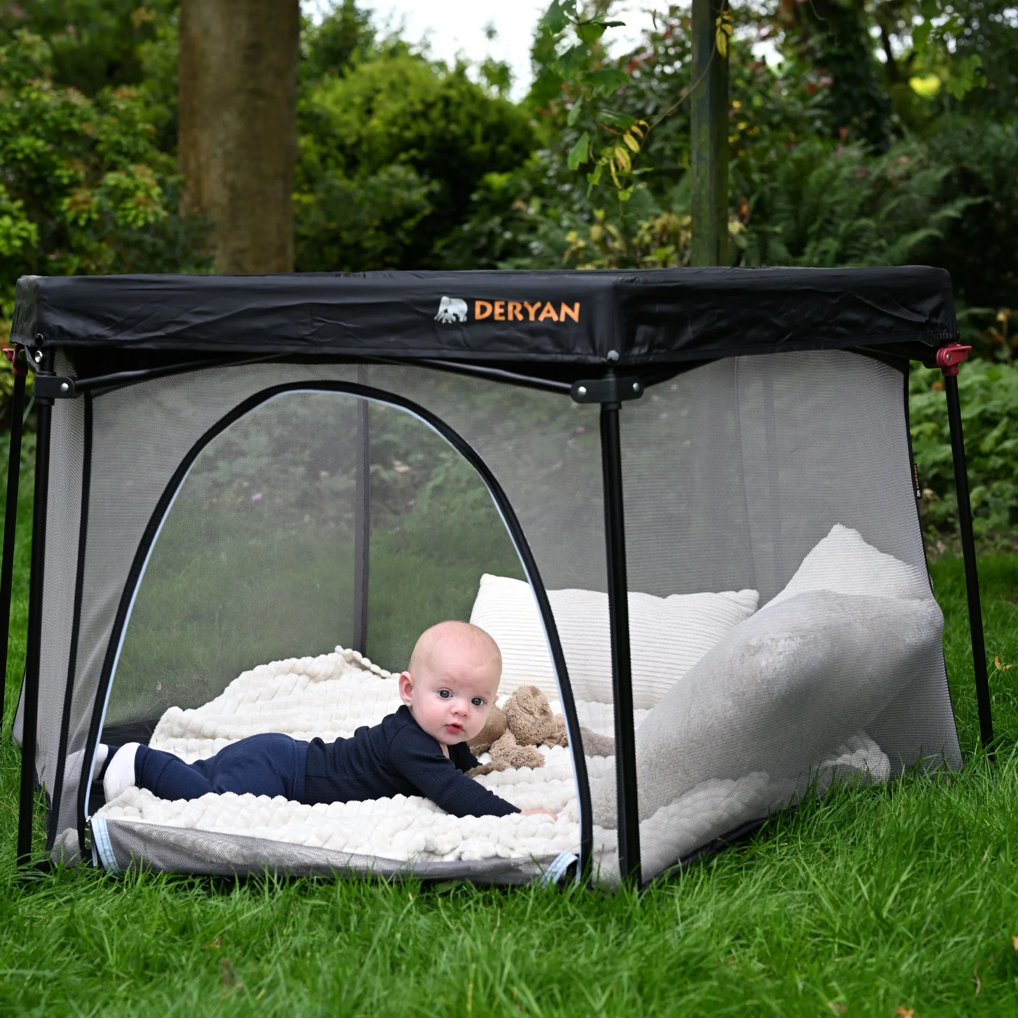 Playpen - Play Yard - Crawl Space for Baby - Black - Image 7