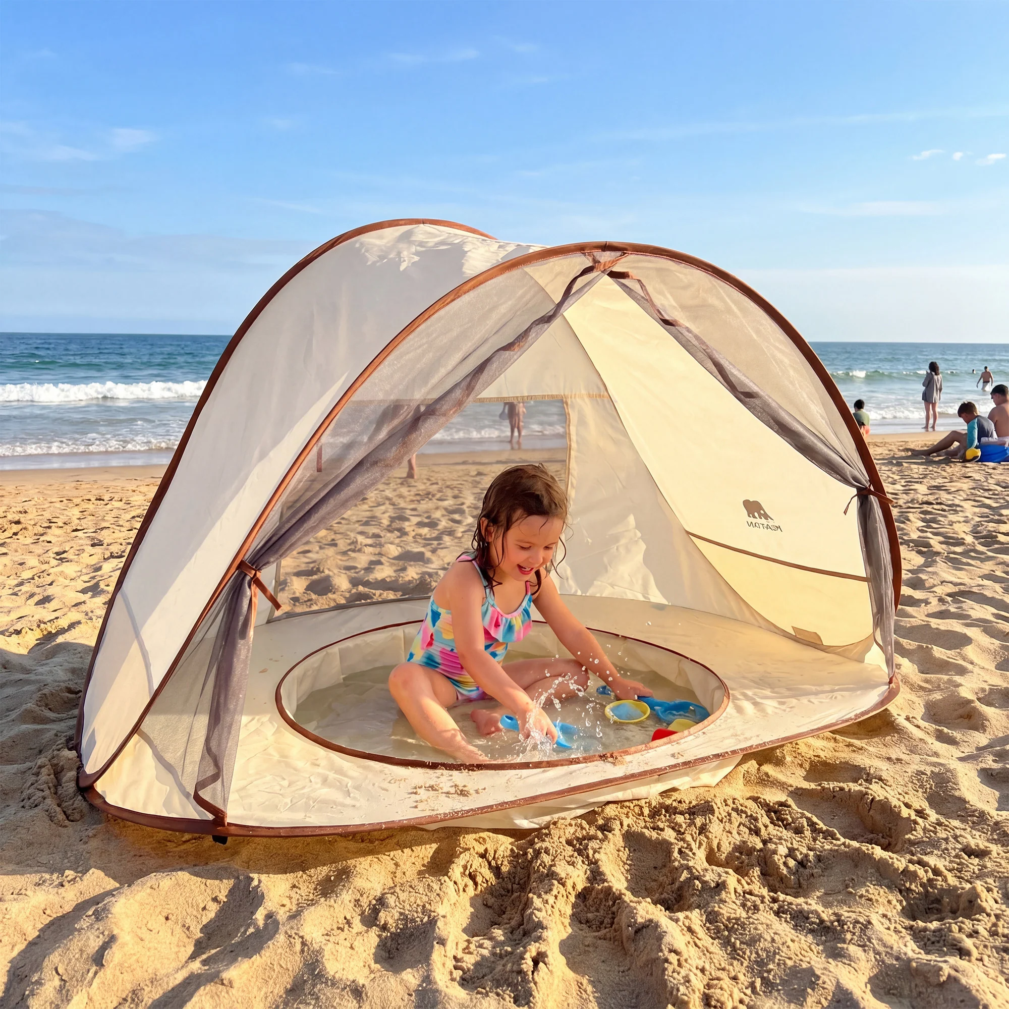 Baby Beach Hut - 3-in-1 Pop-Up Kids' Pool - Baby Pool - Image 4