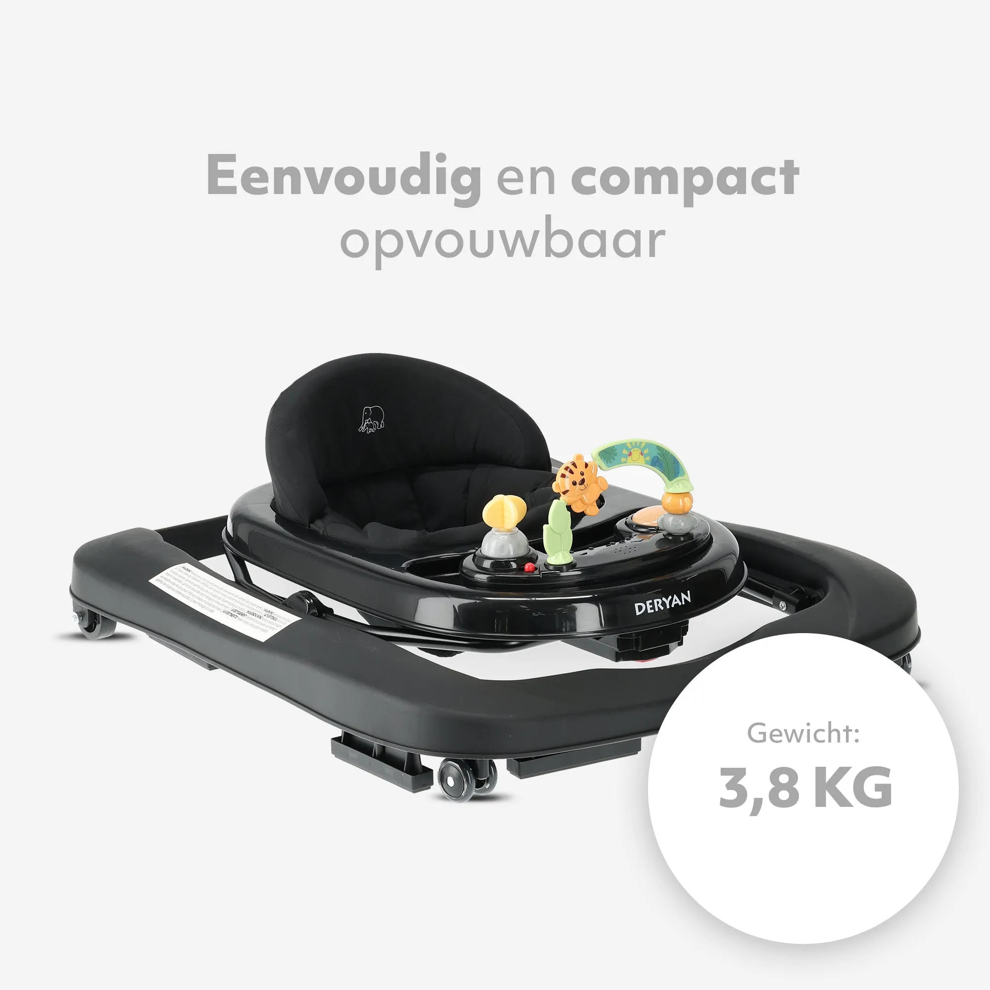 2-in-1 Walker Black - Image 3