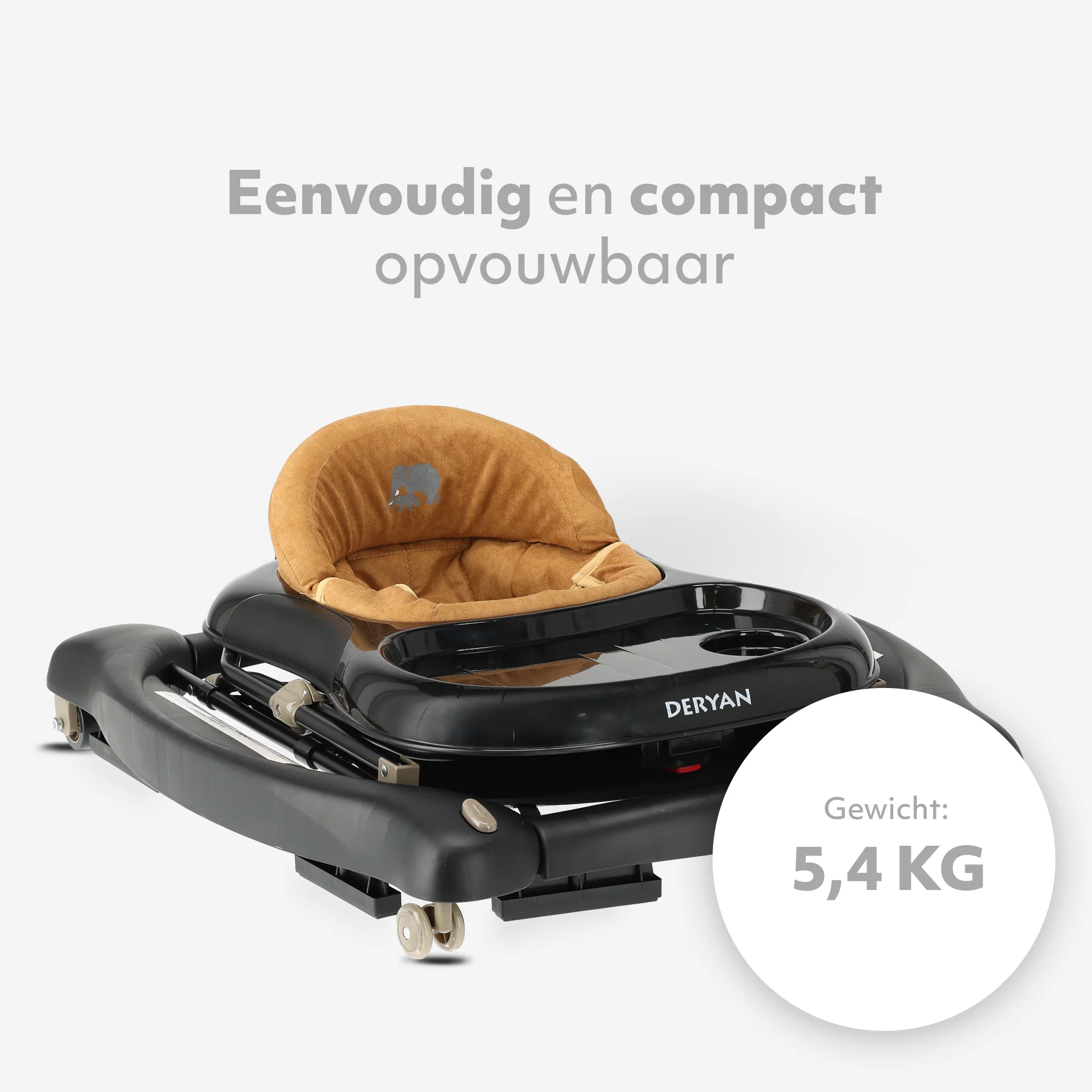 4-in-1 Walker Black & Nougat - Image 3