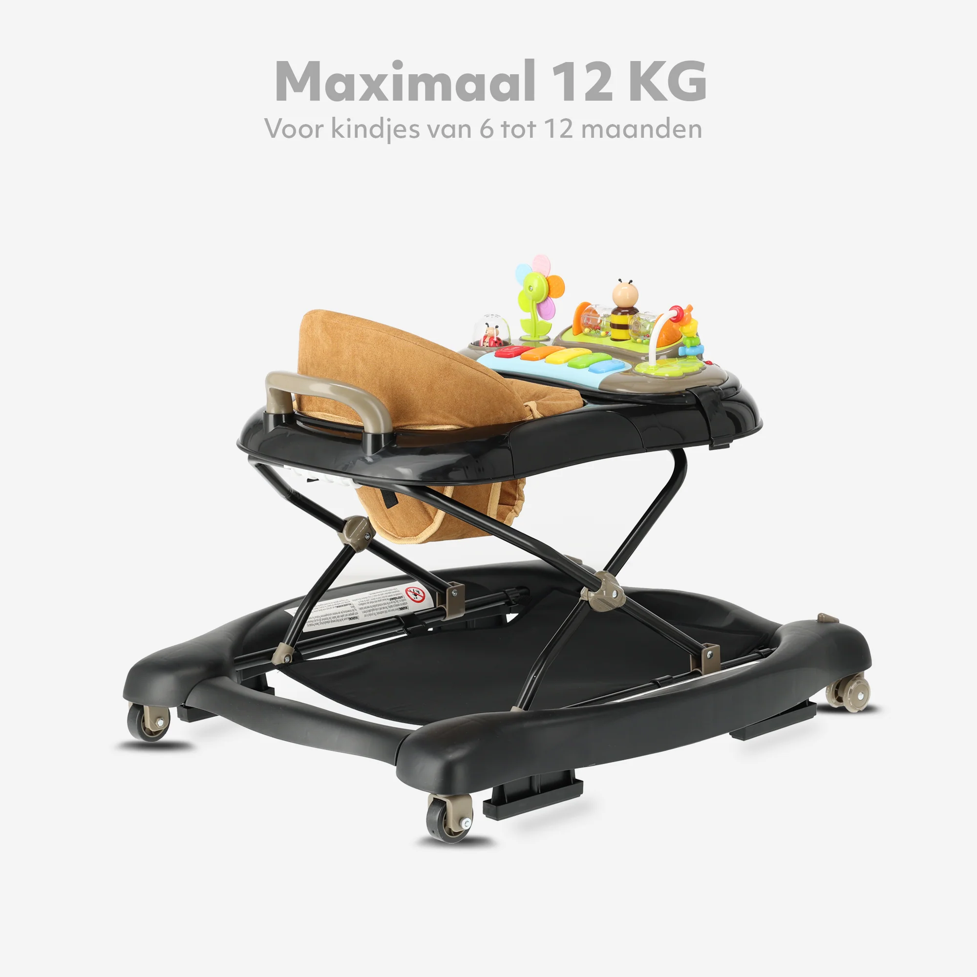 4-in-1 Walker Black & Nougat - Image 6