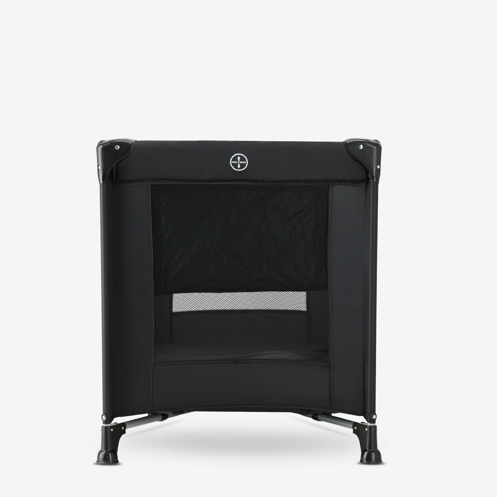Luxury Travel Crib with Carry Bag - Includes Changing Pad - Includes Height Riser Black - Image 10
