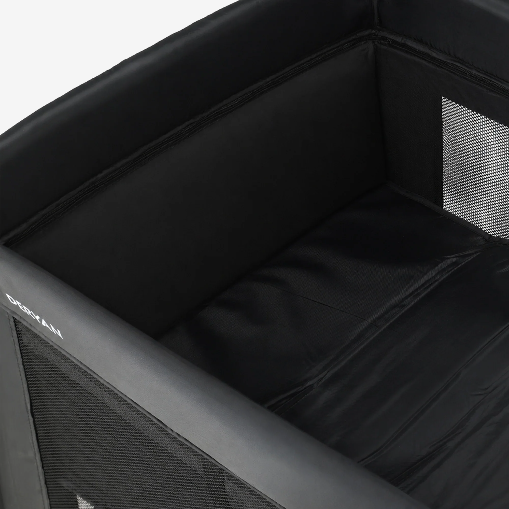 Luxury Travel Crib with Carry Bag - Includes Changing Pad - Includes Height Riser Black - Image 11