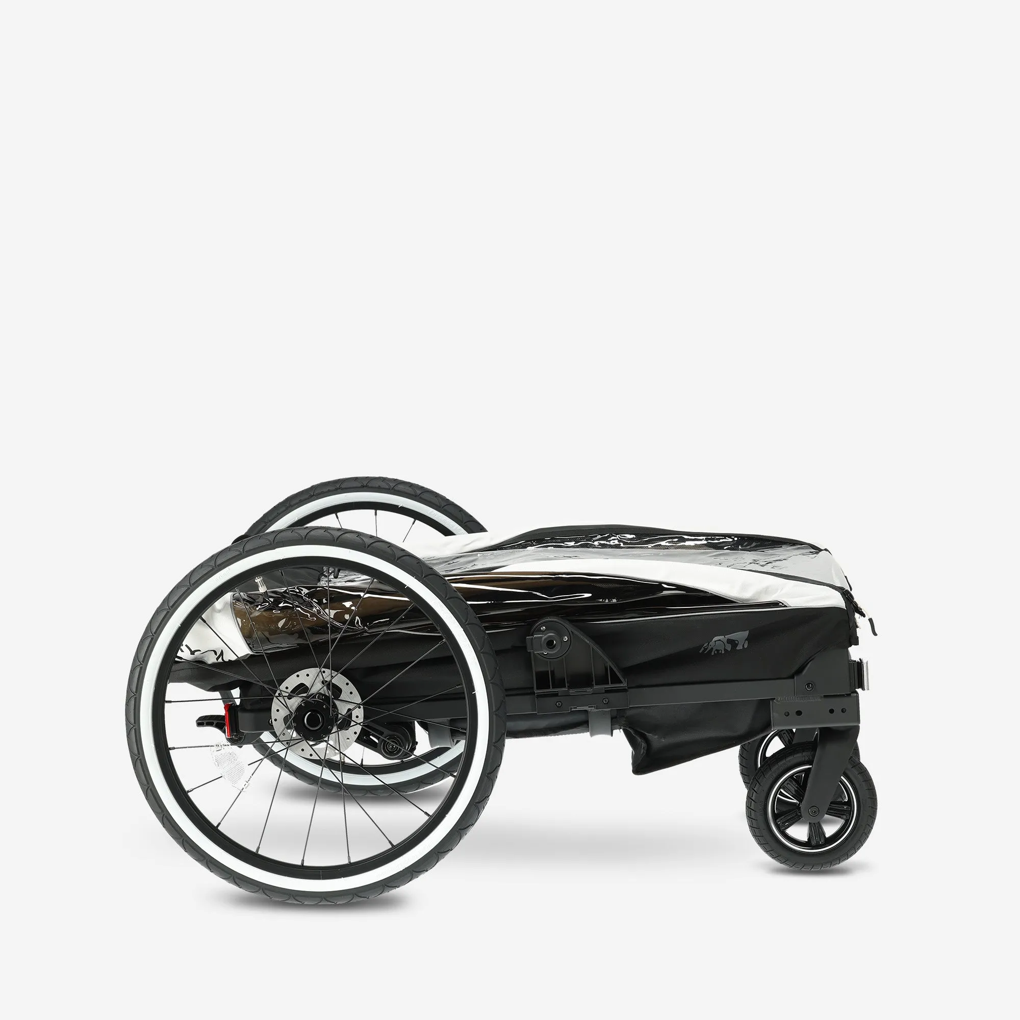 Luxury Bike Trailer V2 - Stroller - Jogging Stroller Cream - Image 10