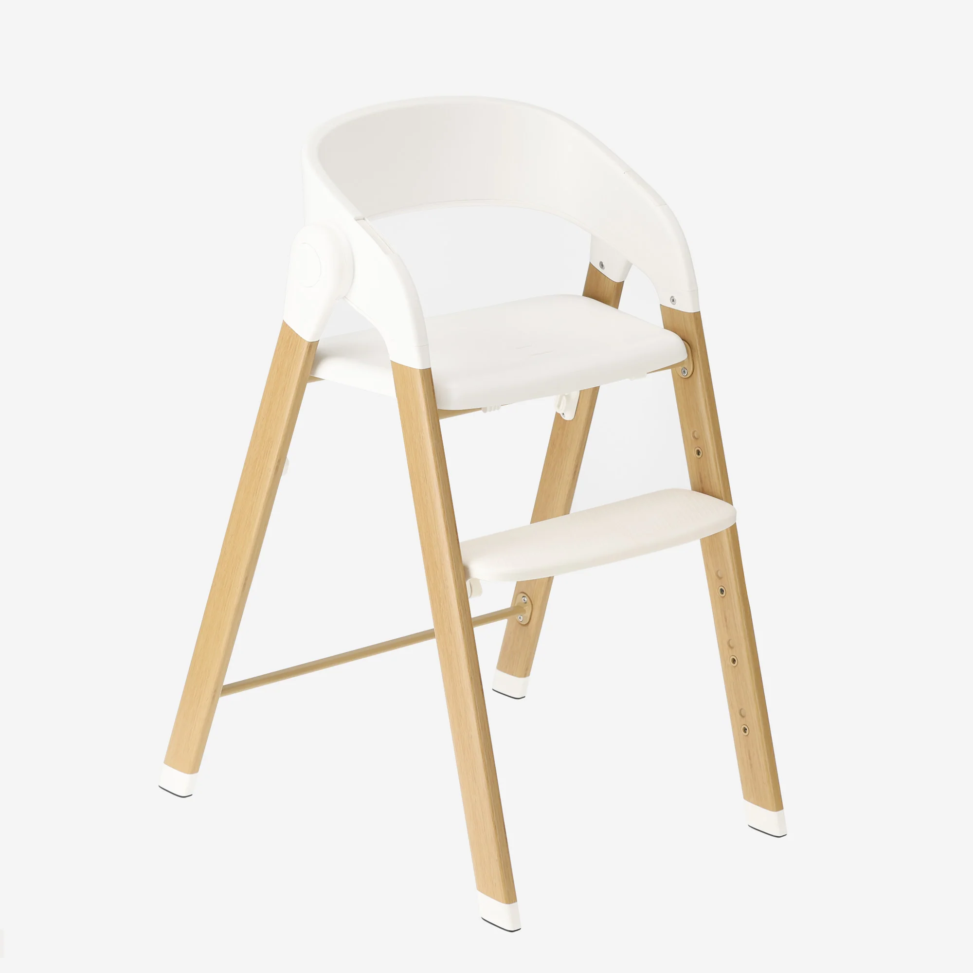 Luxury High Chair White / Wood - Image 11
