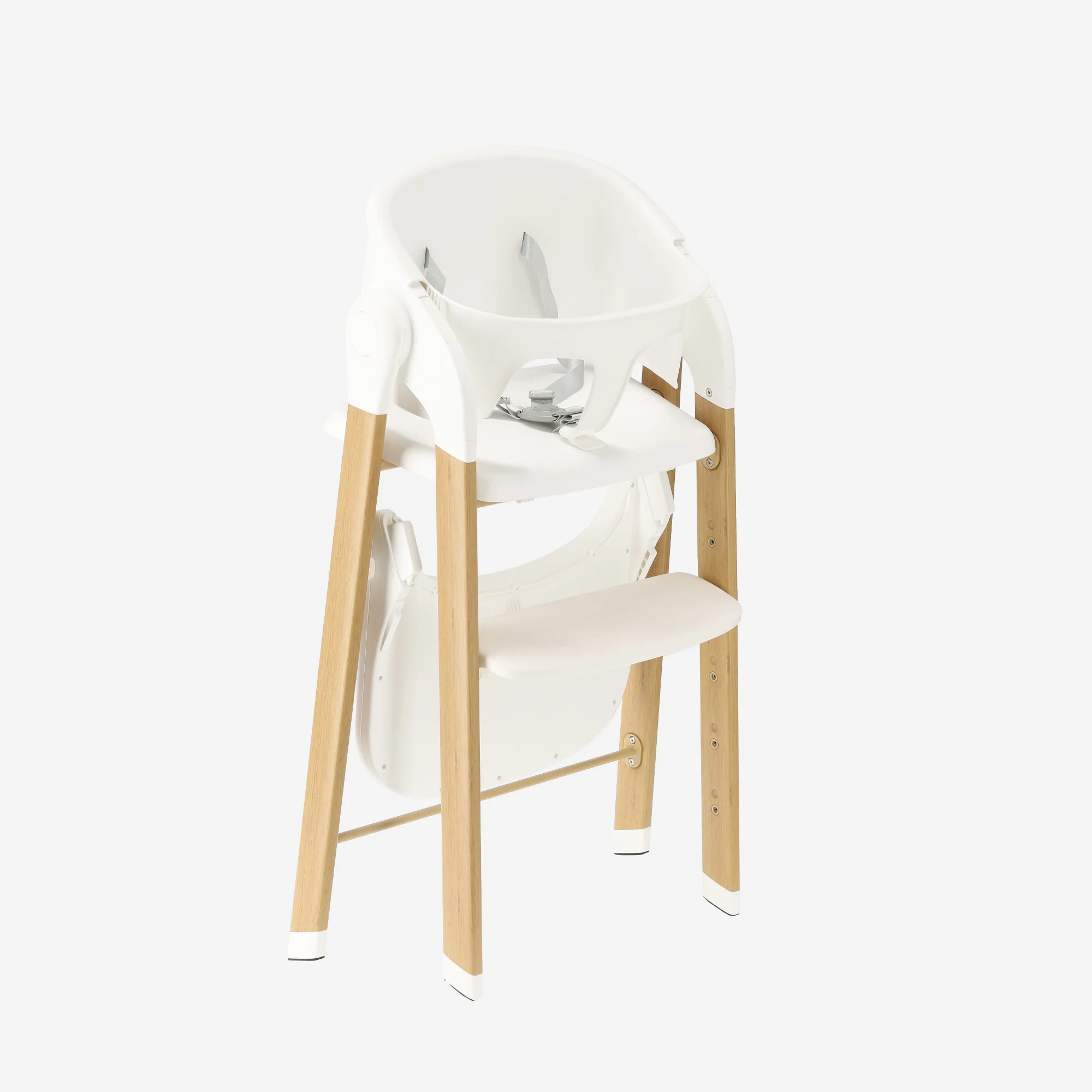 Luxury High Chair White / Wood - Image 14