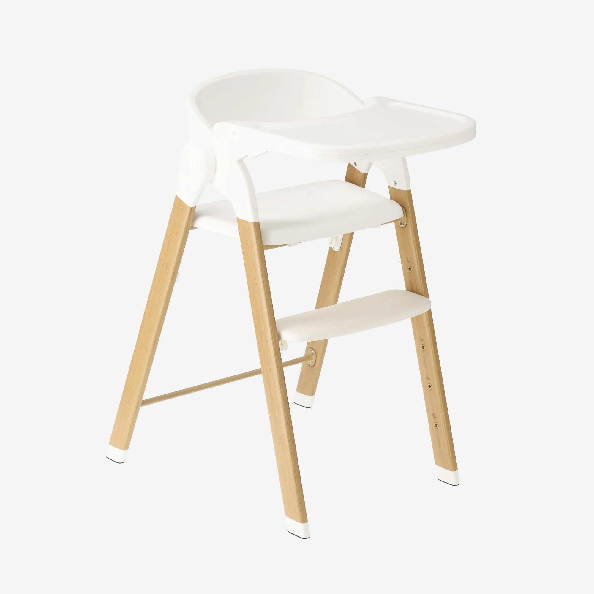 Luxury High Chair White / Wood - Image 17