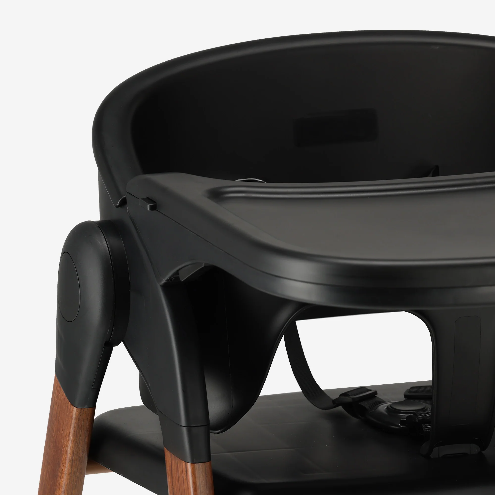 Luxury High Chair Black / Wood - Image 11