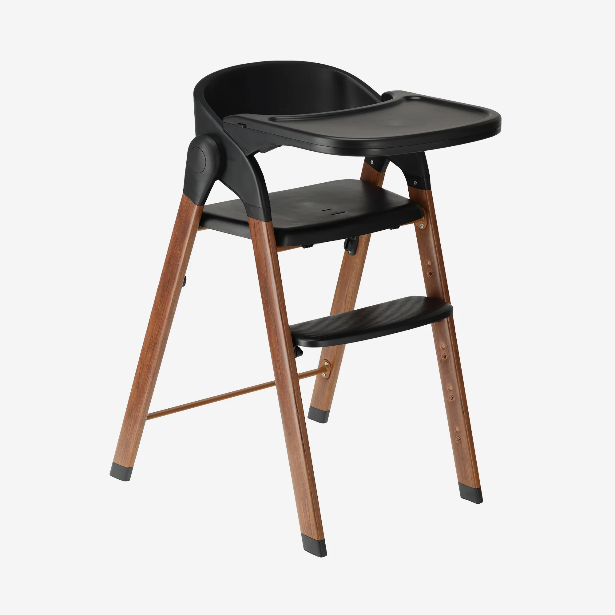 Luxury High Chair Black / Wood - Image 16