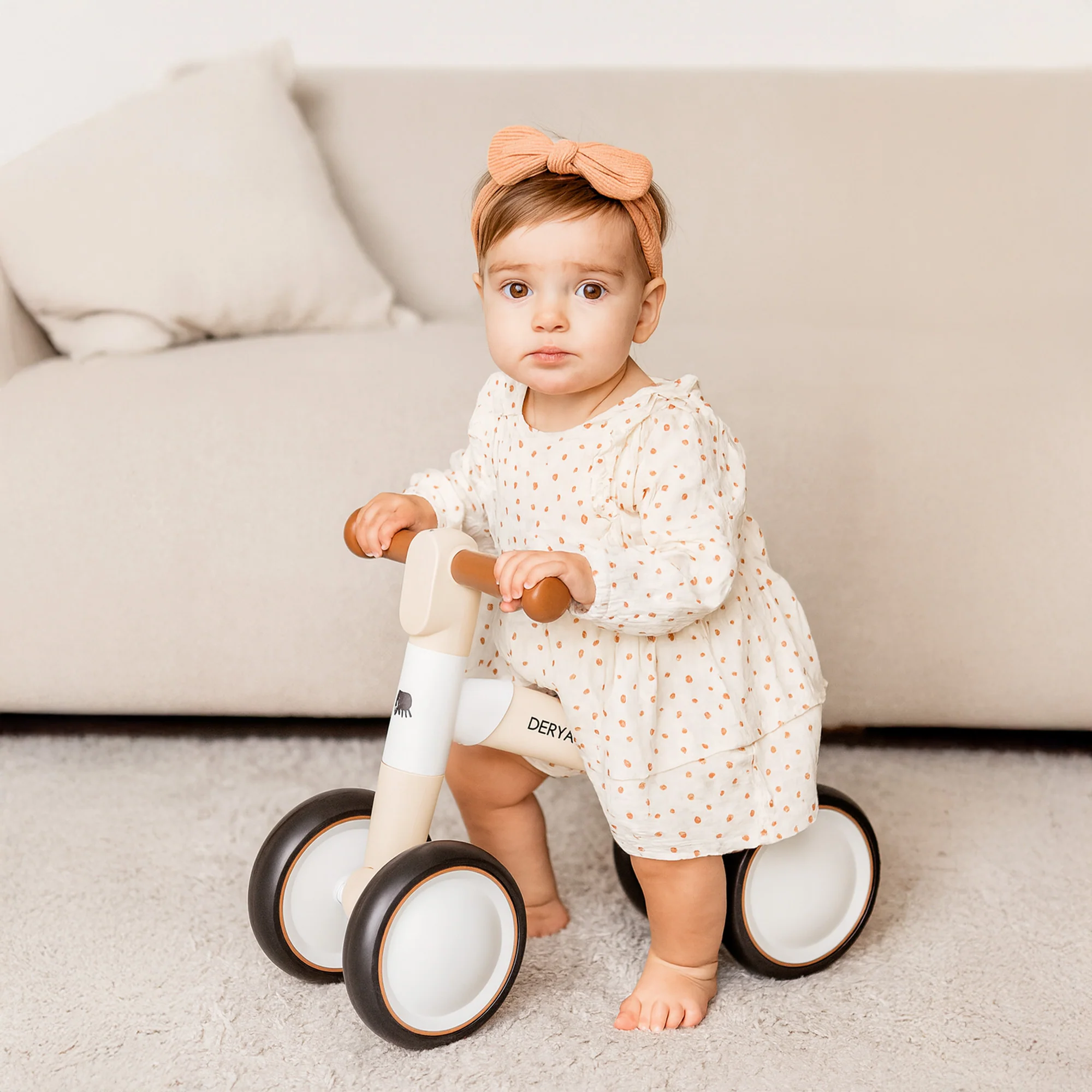 Milo Balance Bike - Toys From 1 Year - Cream - Image 2