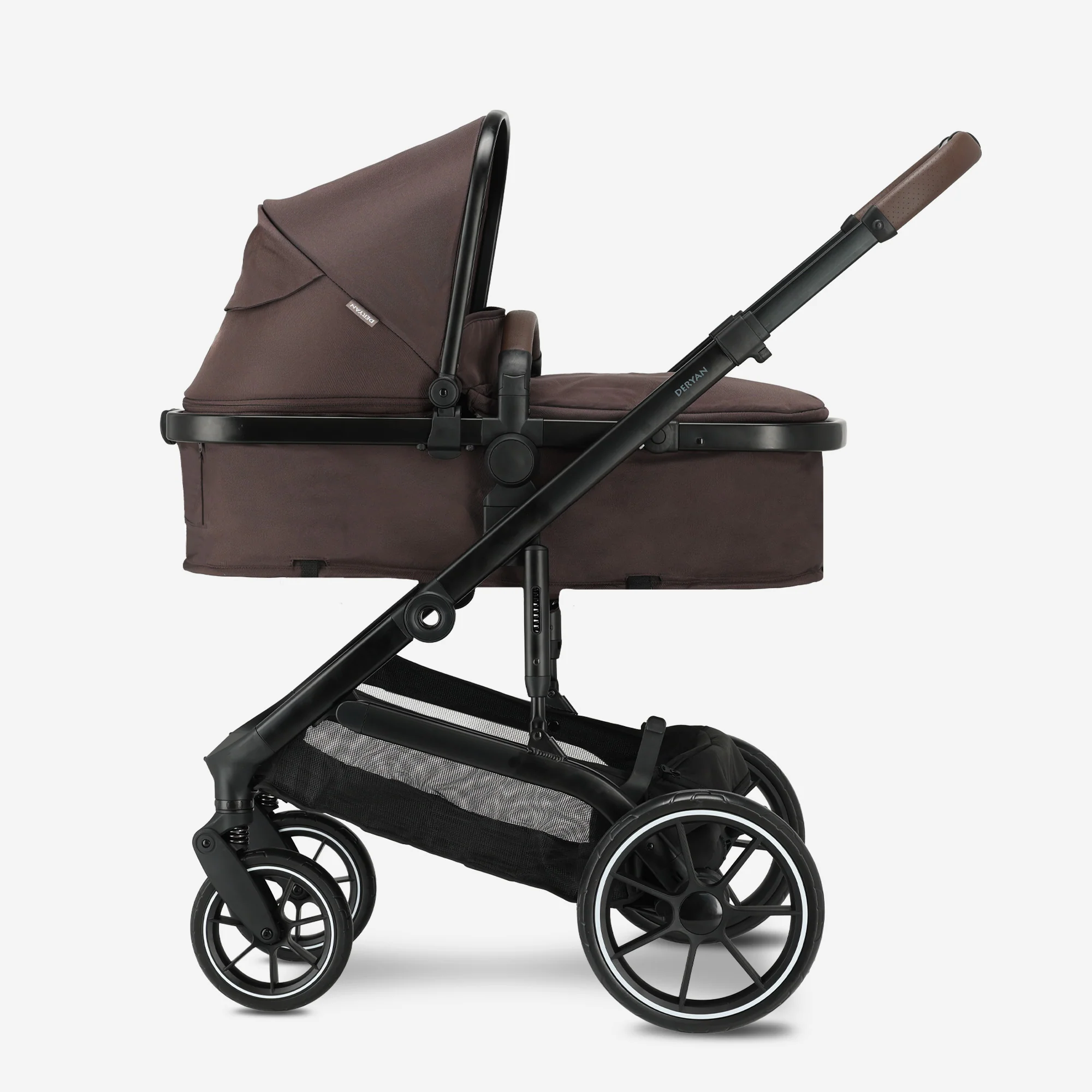 Noa 3-in-1 Stroller Chocolate Brown - Image 3