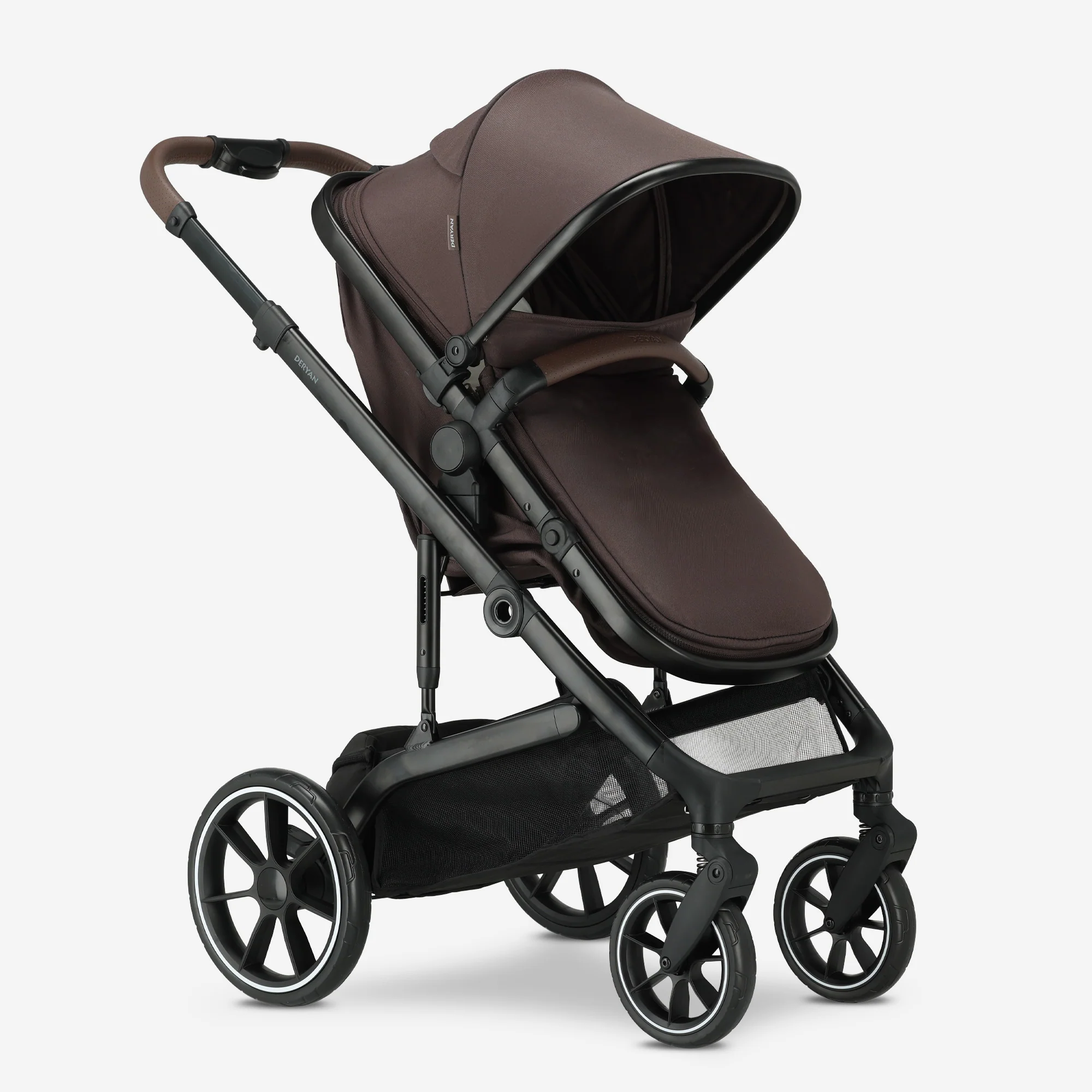 Noa 3-in-1 Stroller Chocolate Brown - Image 9