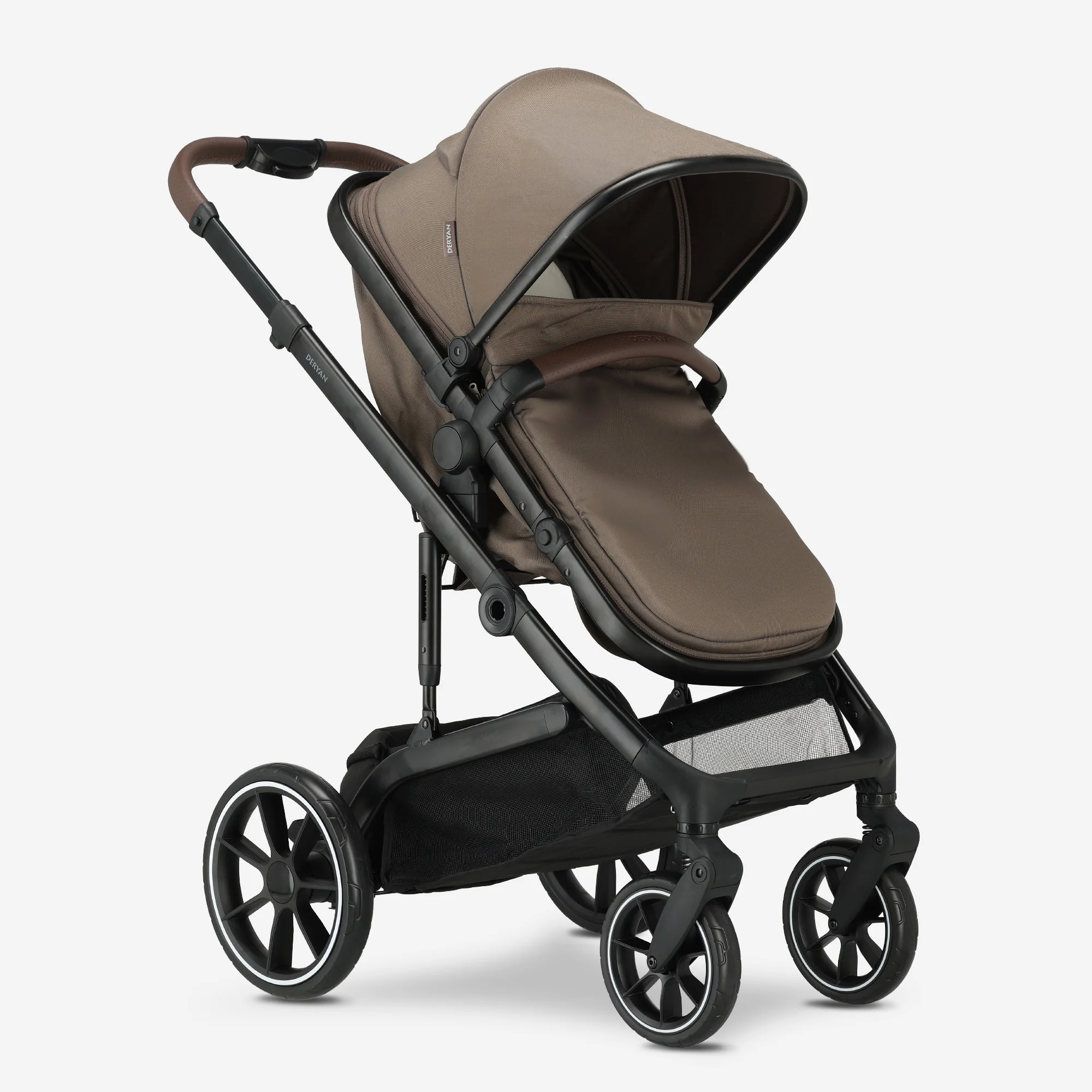 Noa 3-in-1 Stroller Hazel Brown - Image 8