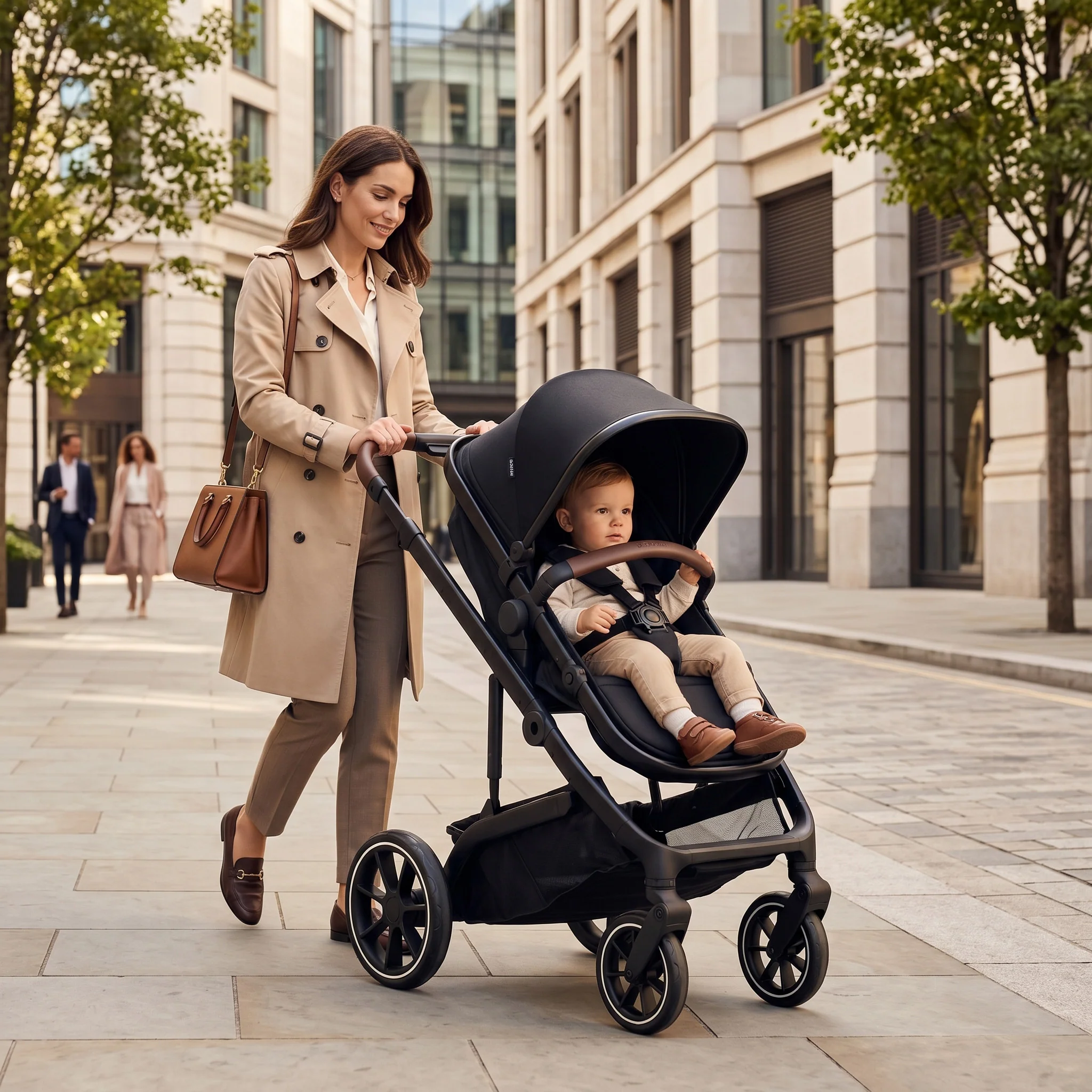 Noa 3-in-1 Stroller Black - Image 11
