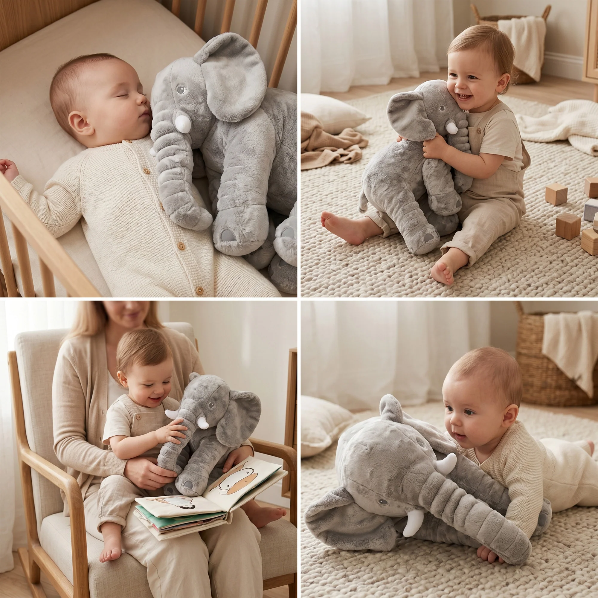 Elephant Plush Toy - 15.8" - Image 3