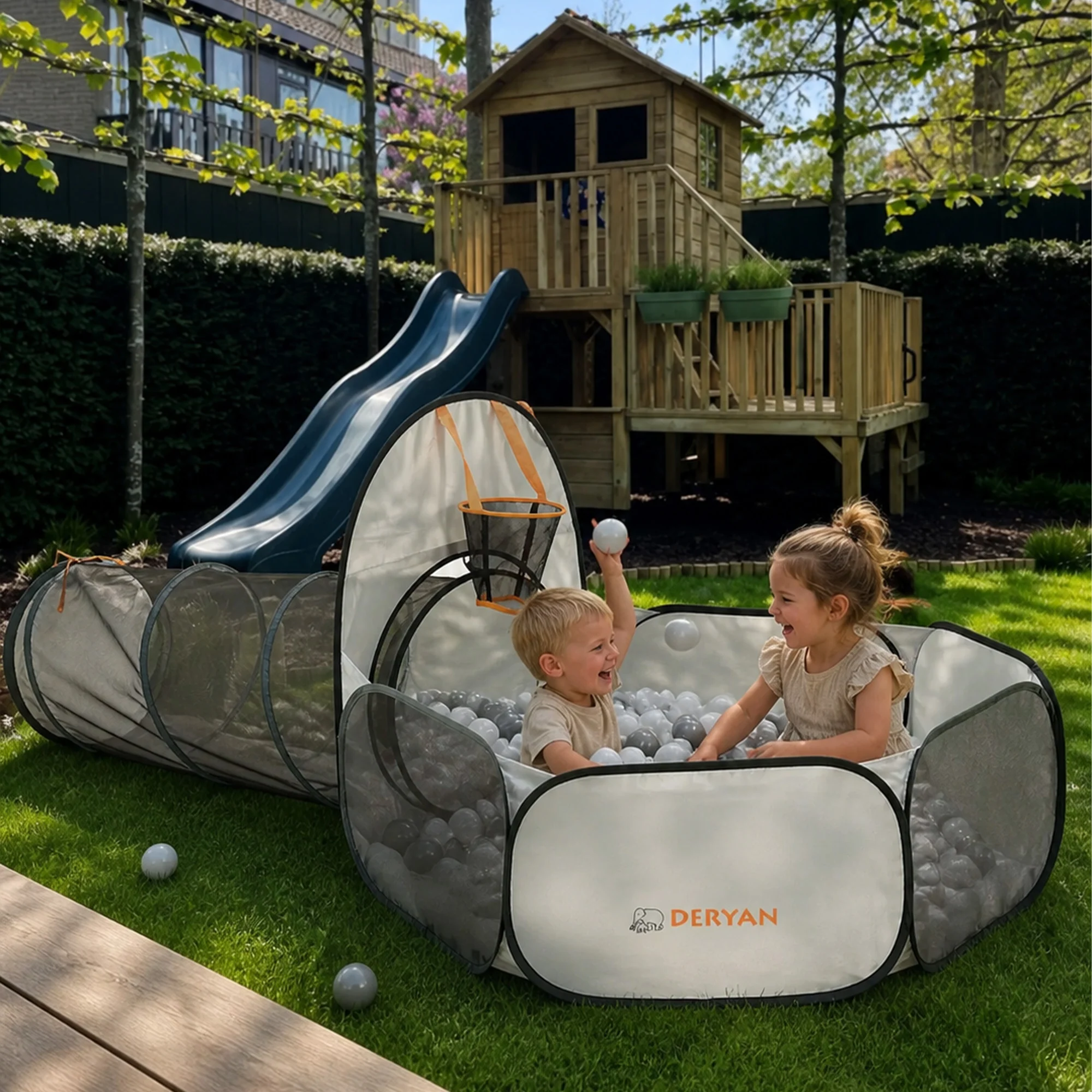Silver Basketball Ball Pit - Image 6