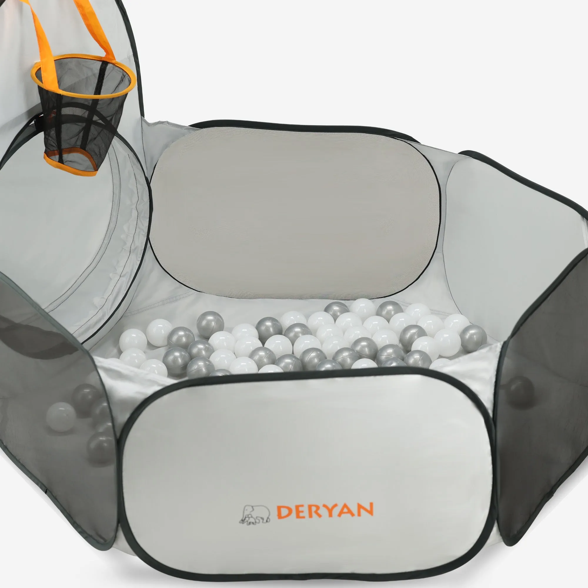 Silver Basketball Ball Pit - Image 8
