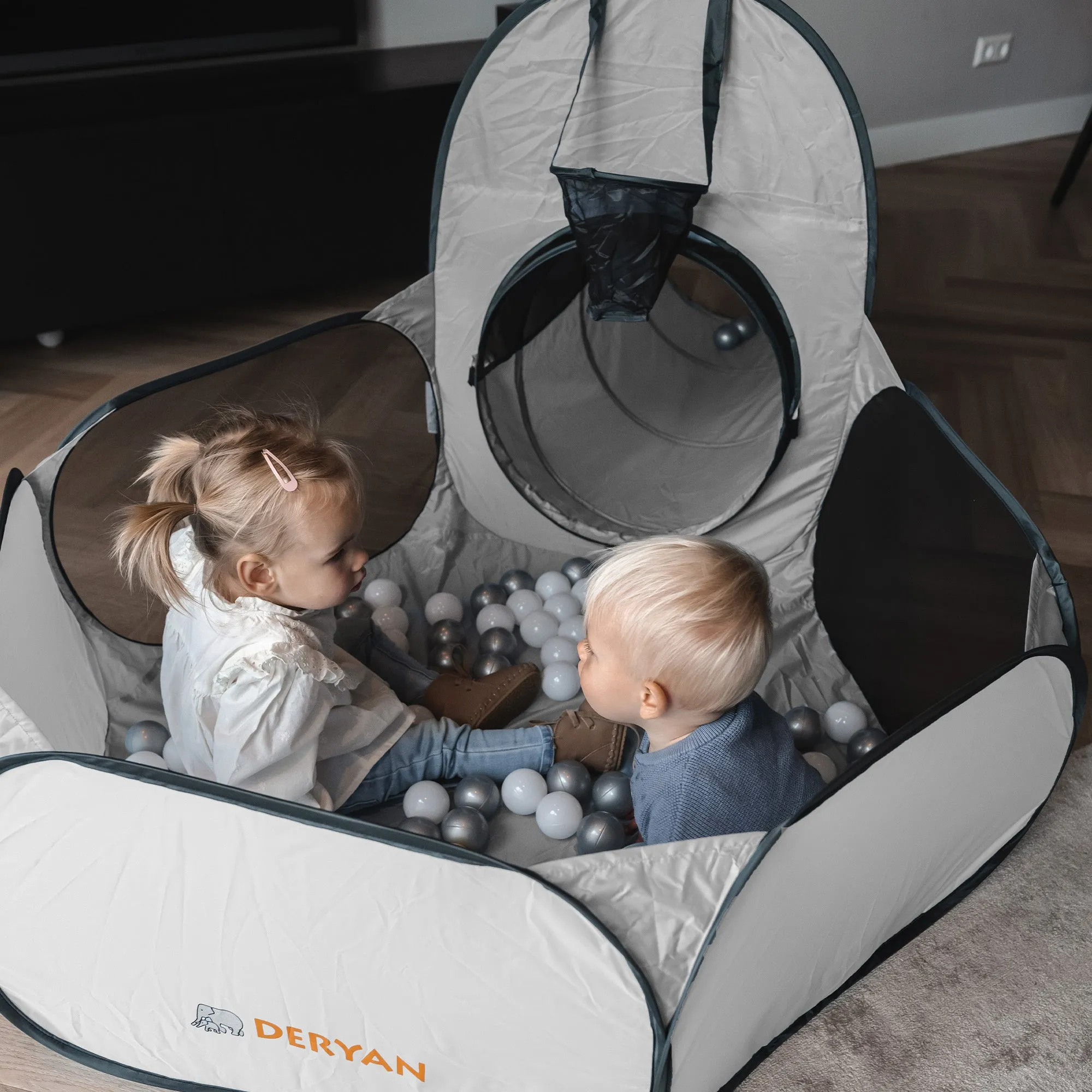 Silver Basketball Ball Pit - Image 9