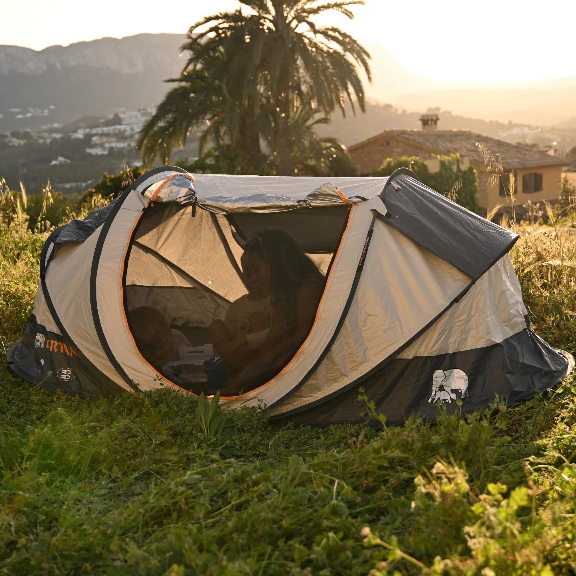 Pop Up Tent Cocoon - 2000MM water column - Cream - Image 3