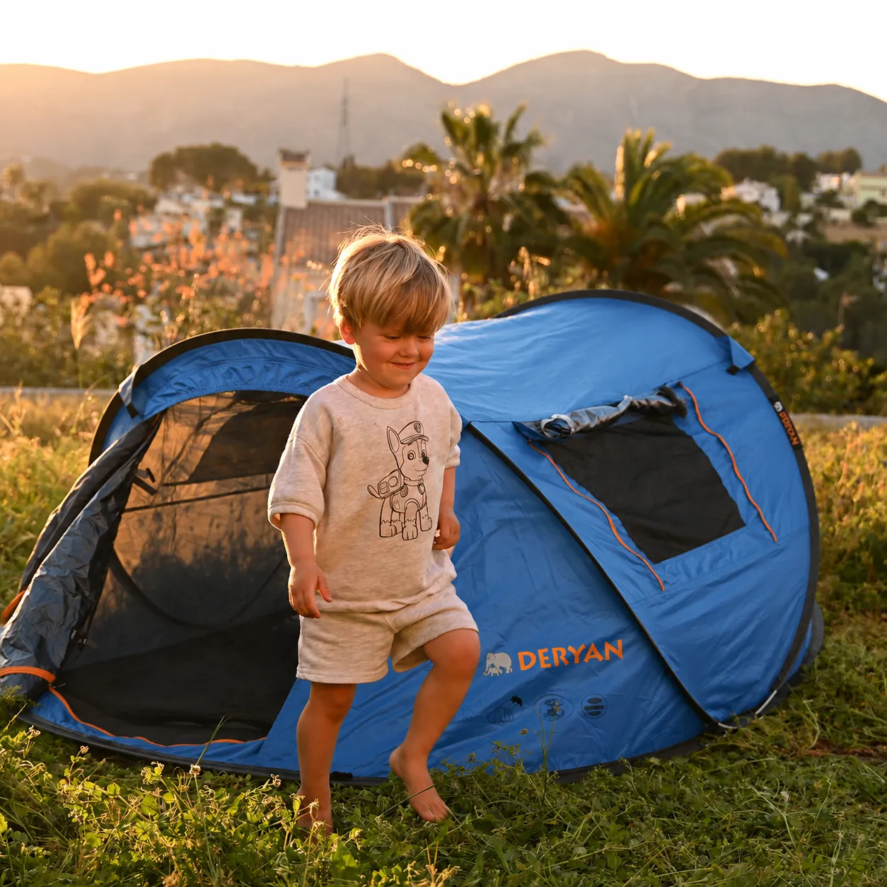 Pop Up Tent Dome - 2000MM water column - Navy - Image 6