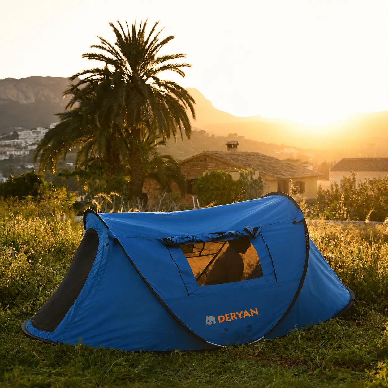 Pop Up Tent Dome - 2000MM water column - Navy - Image 9