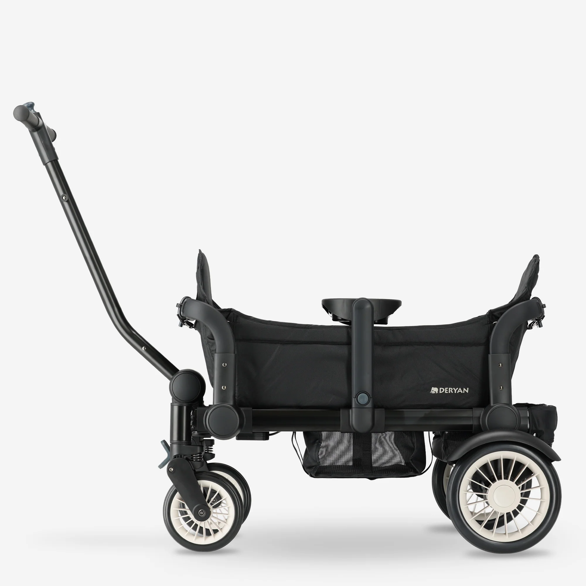 Sandy Luxe Foldable Wagon - Beachwagon - Duowagen Black - Image 5