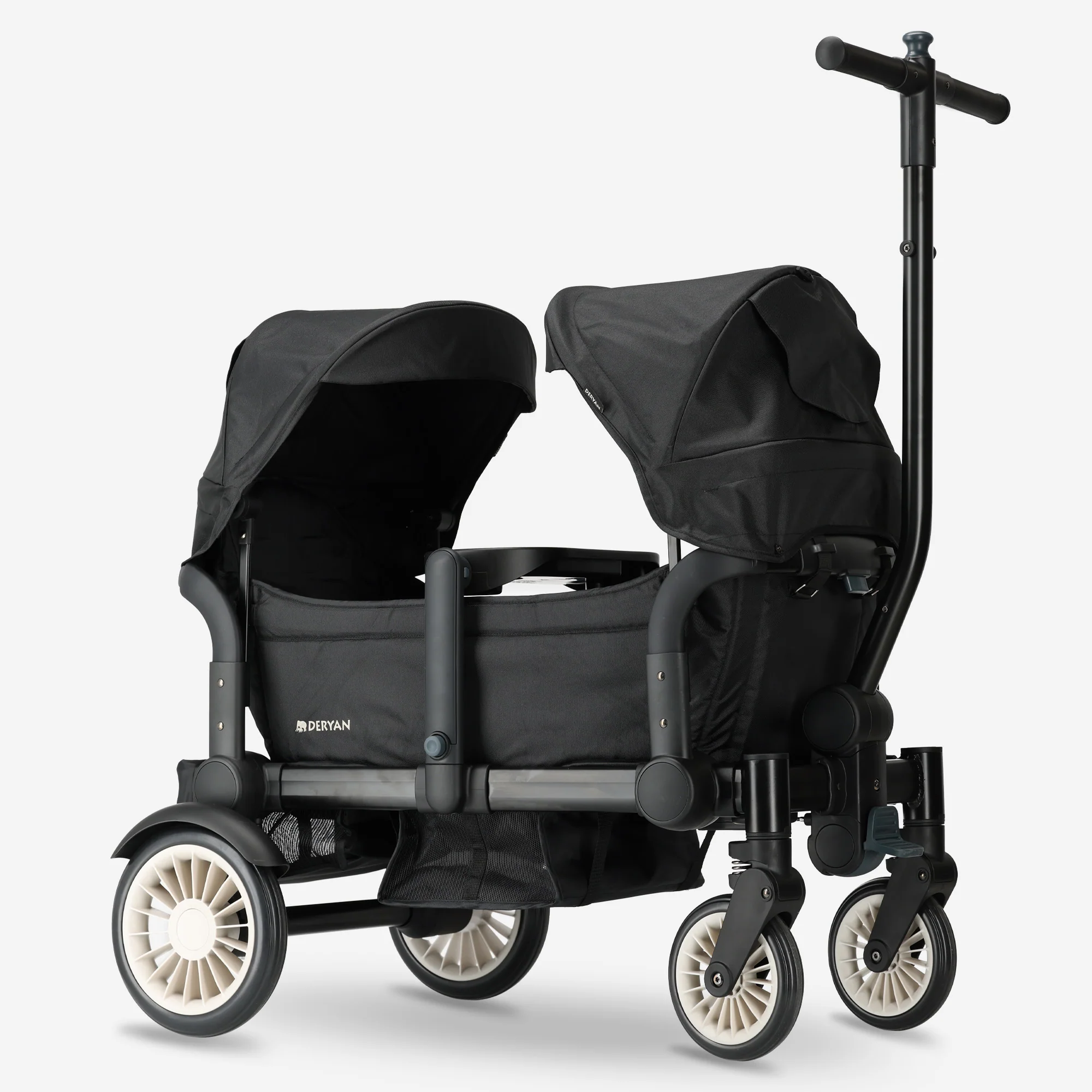 Sandy Luxe Foldable Wagon - Beachwagon - Duowagen Black - Image 6