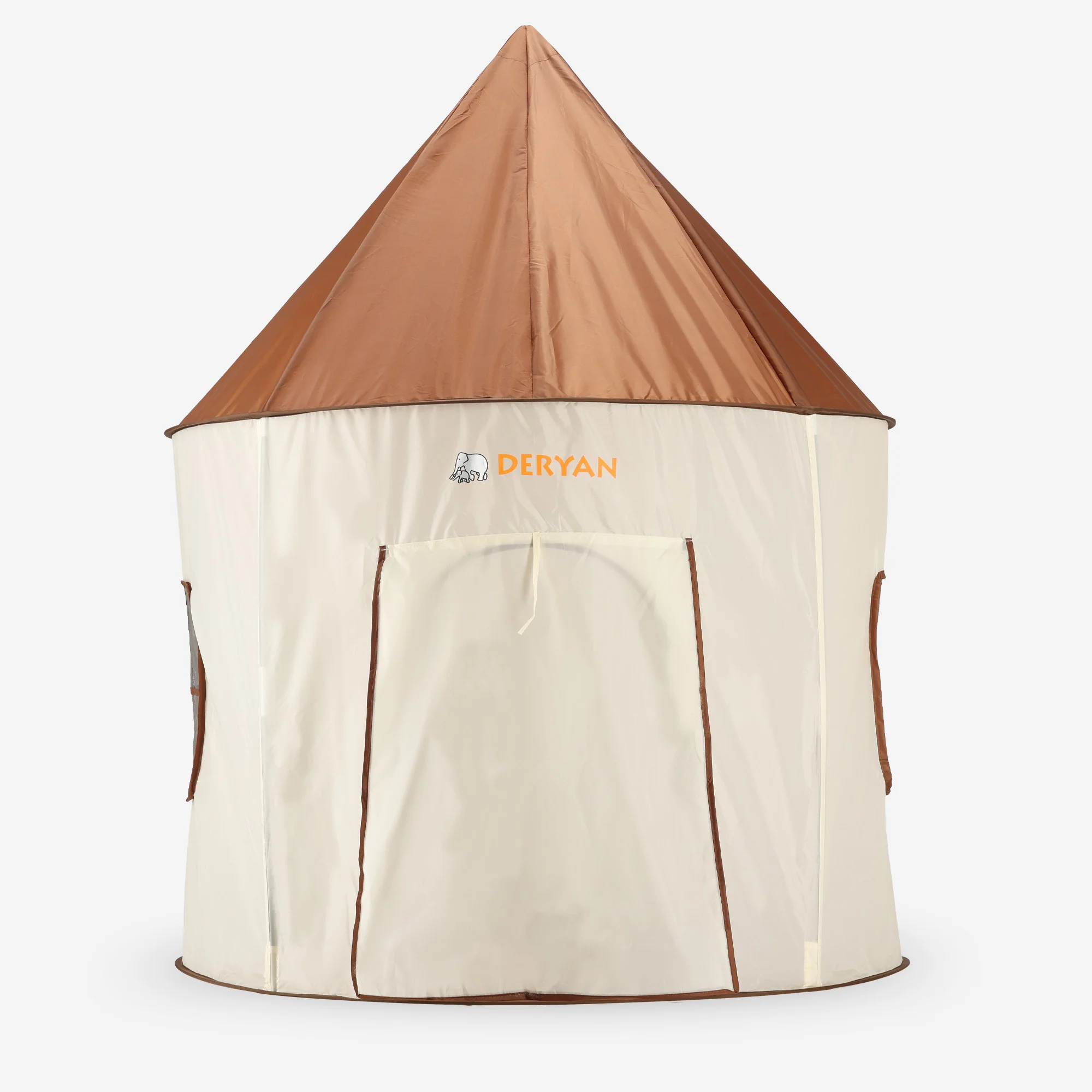 Play Tent Beige & Brown - Image 3