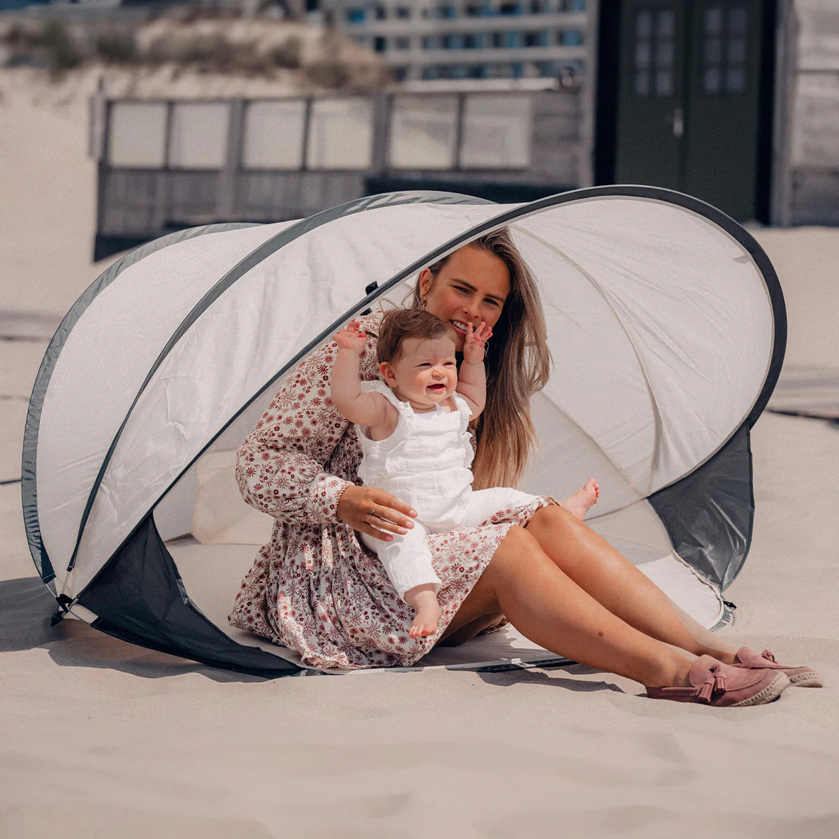 Beach tent XXL Cream - Image 8