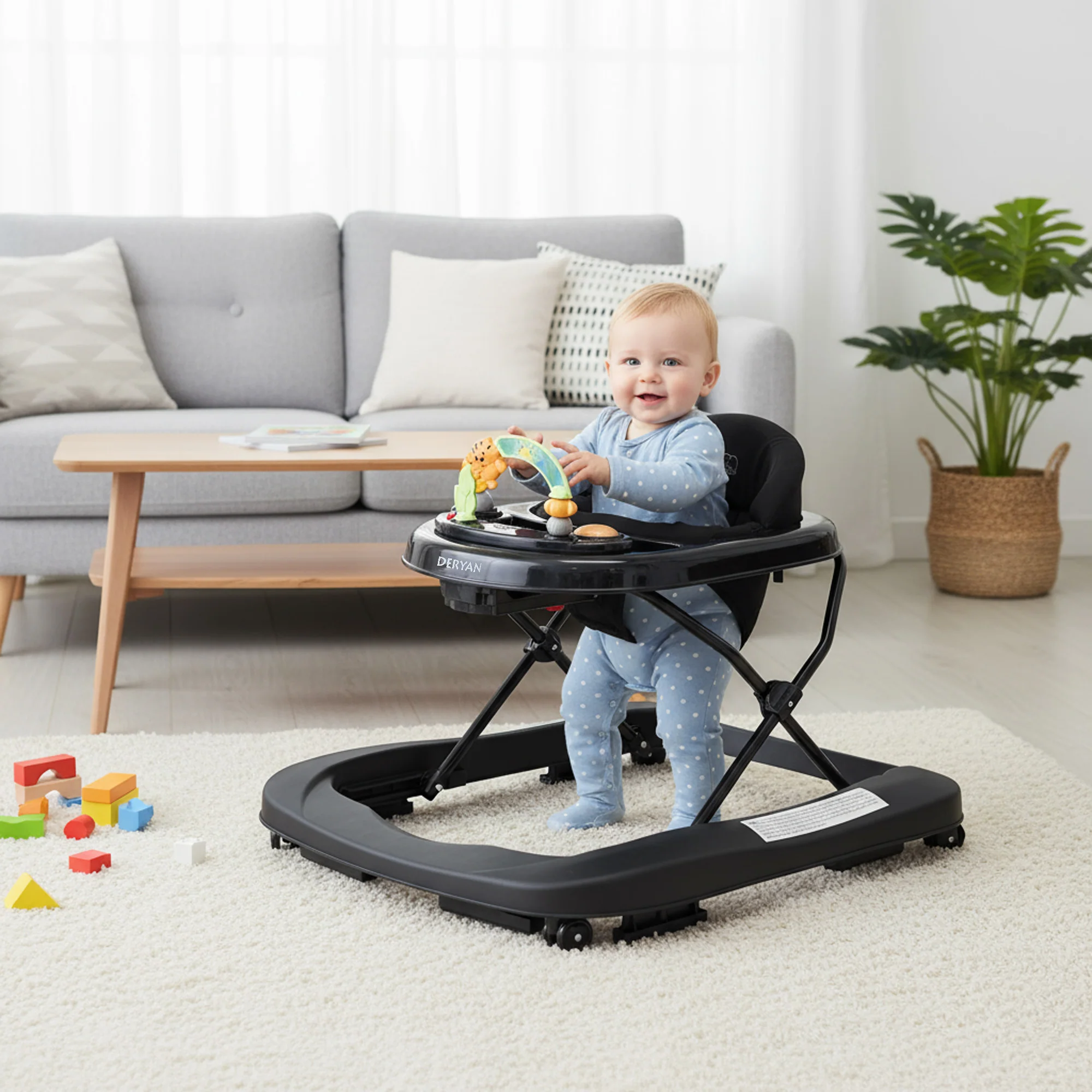 4-in-1 Walker Black & Brown - Image 2