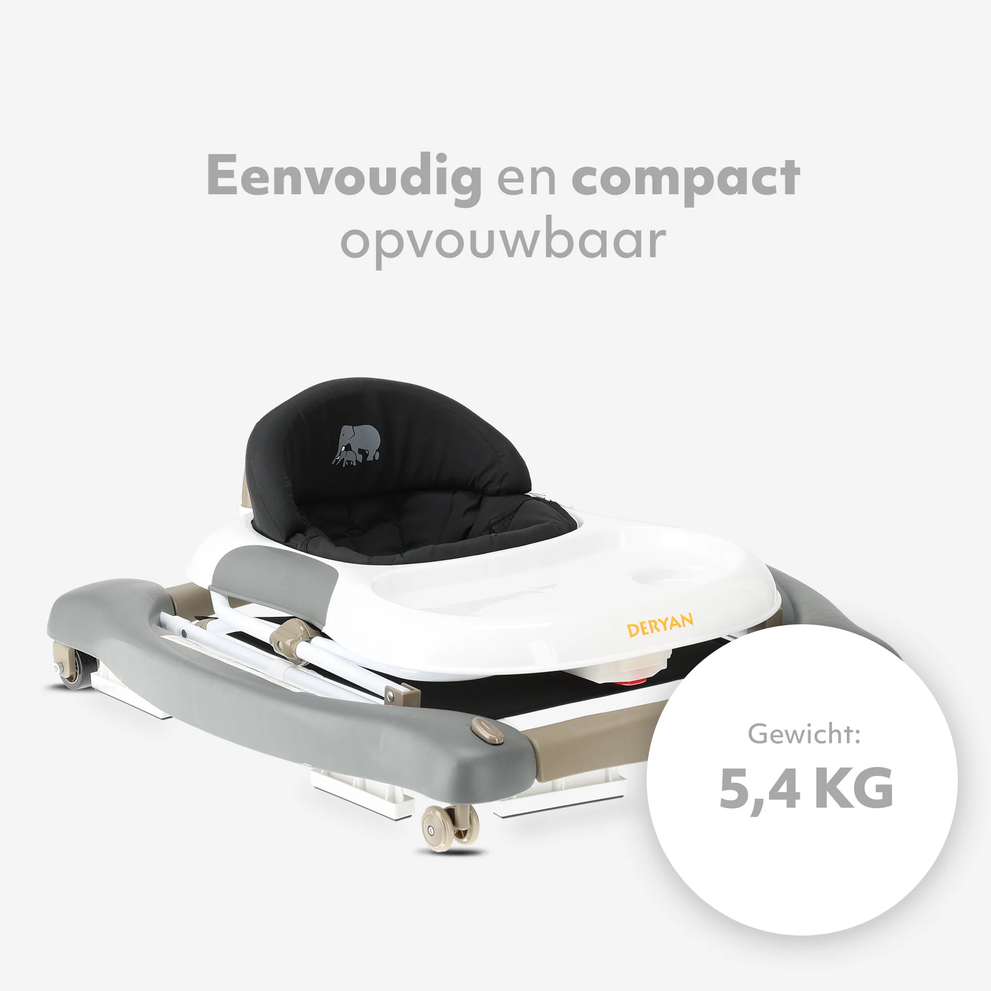 4-in-1 Walker Black & Brown - Image 3