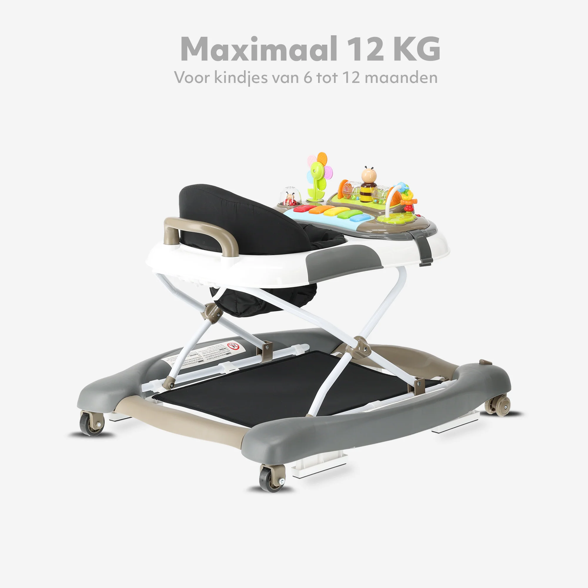 4-in-1 Walker Black & Brown - Image 6