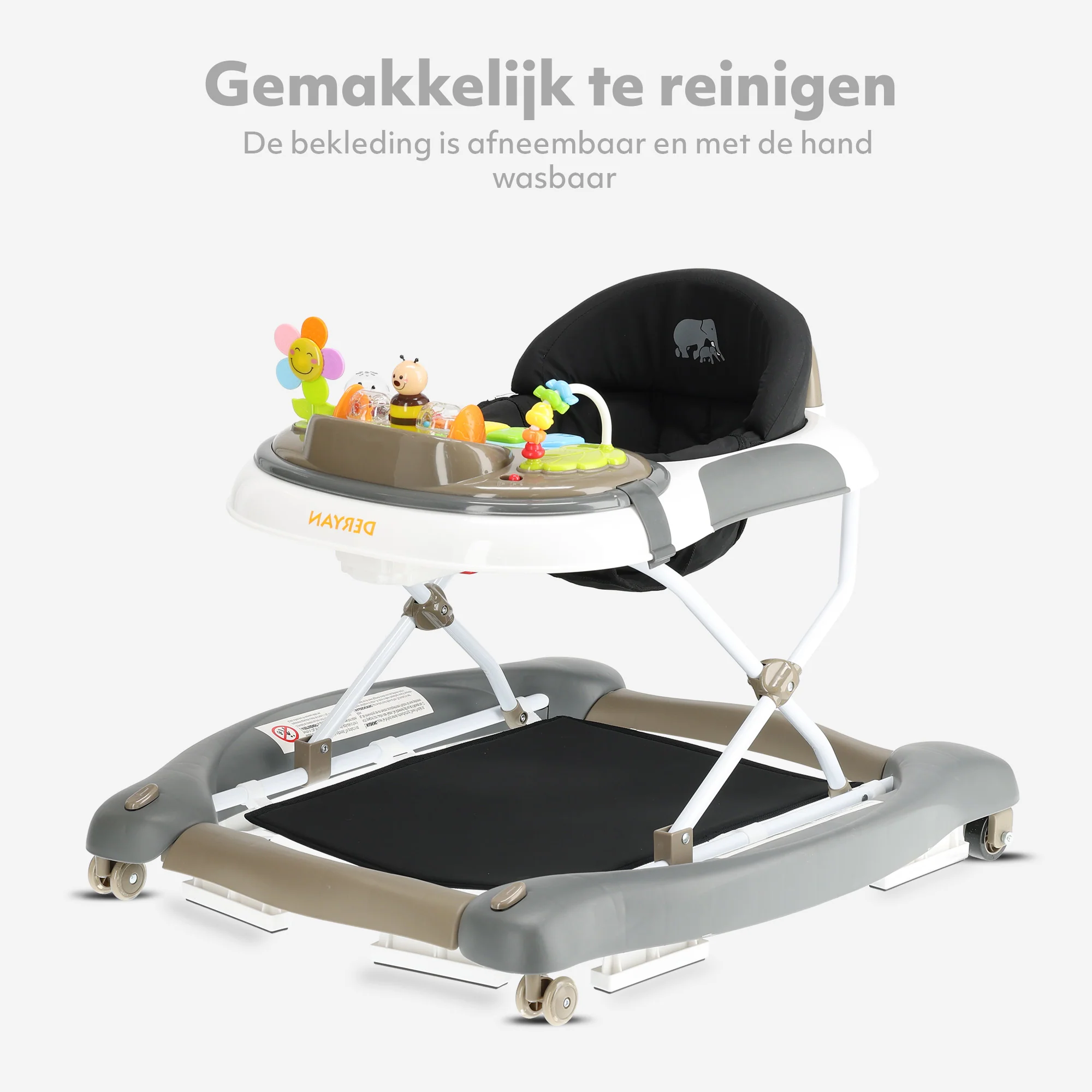 4-in-1 Walker Black & Brown - Image 7