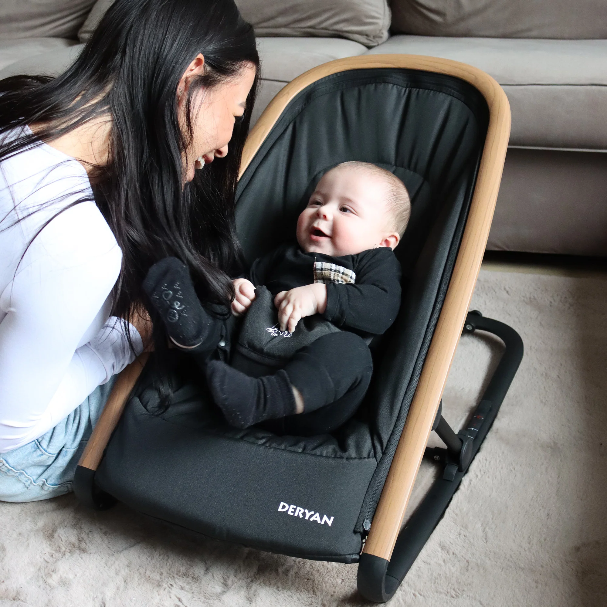 Rocker Bouncer Black - Image 6