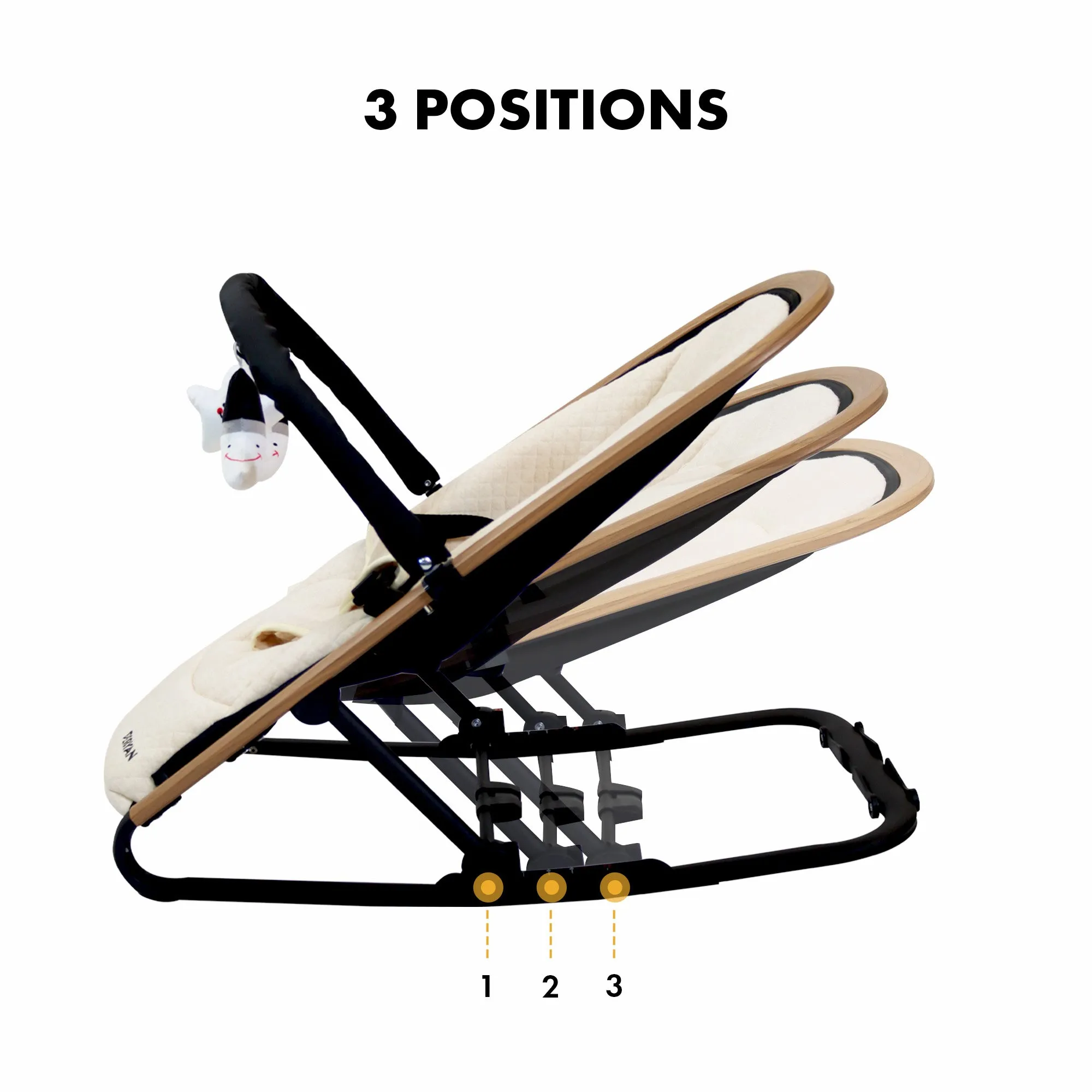 Rocker Bouncer Cream - Image 10