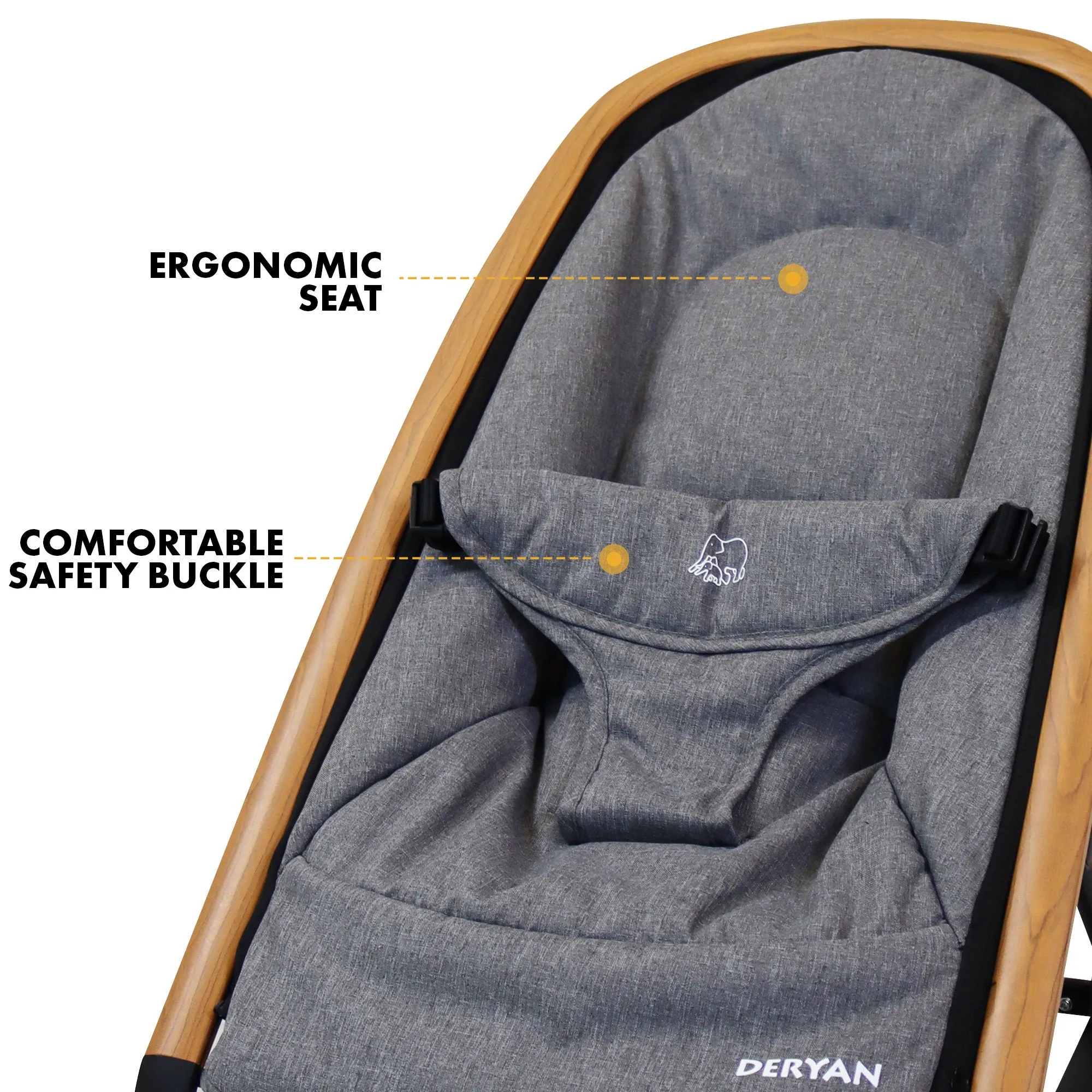 Rocker Bouncer Grey - Image 2