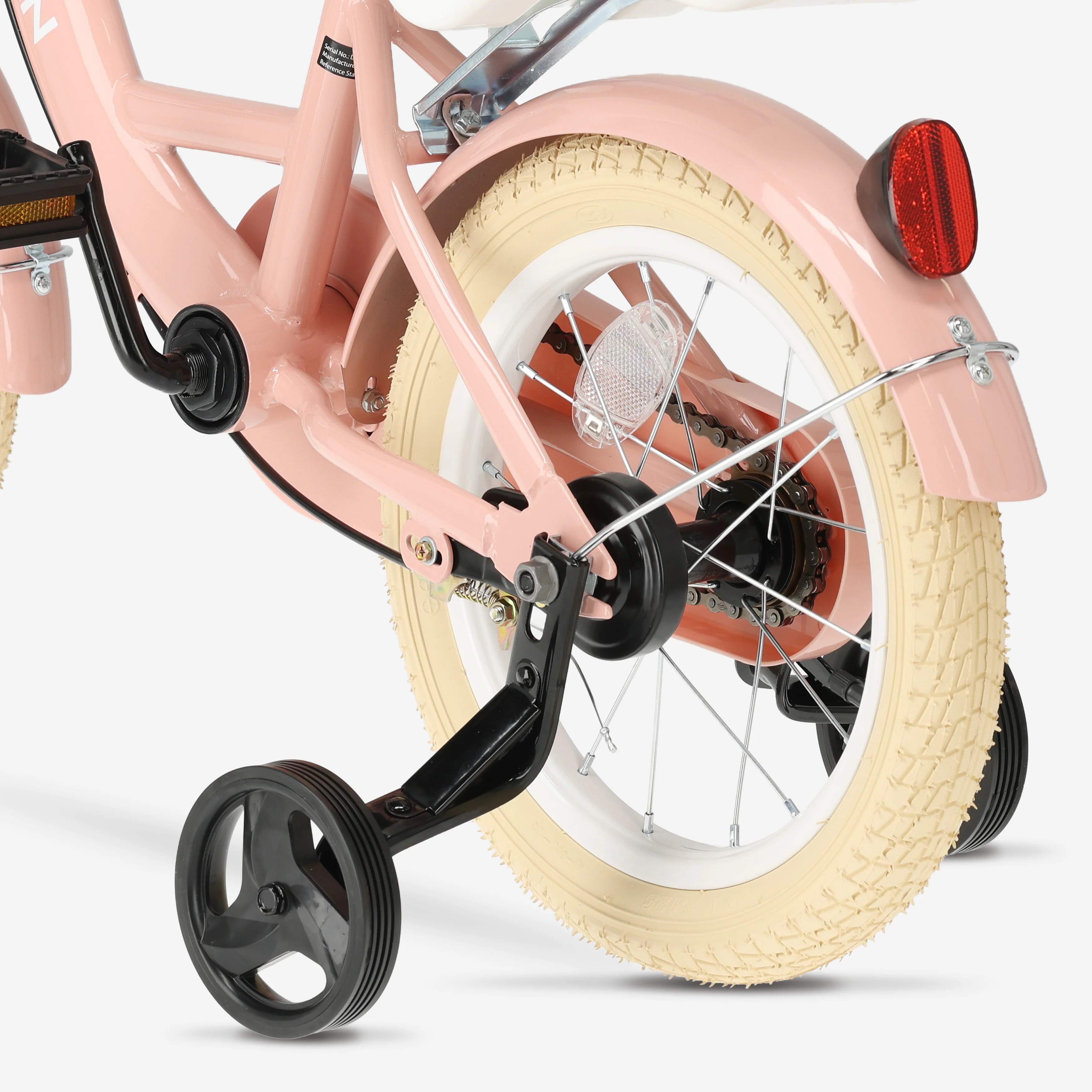 Zoey Girls' Bicycle, 14-inch Children's Bike with Basket - Pink - Image 9